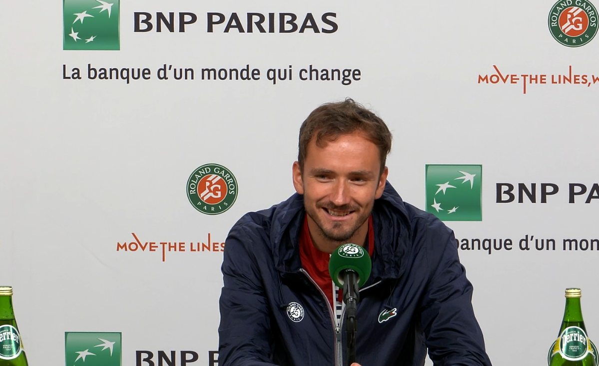 Daniil Medvedev, second round, Roland-Garros 2024