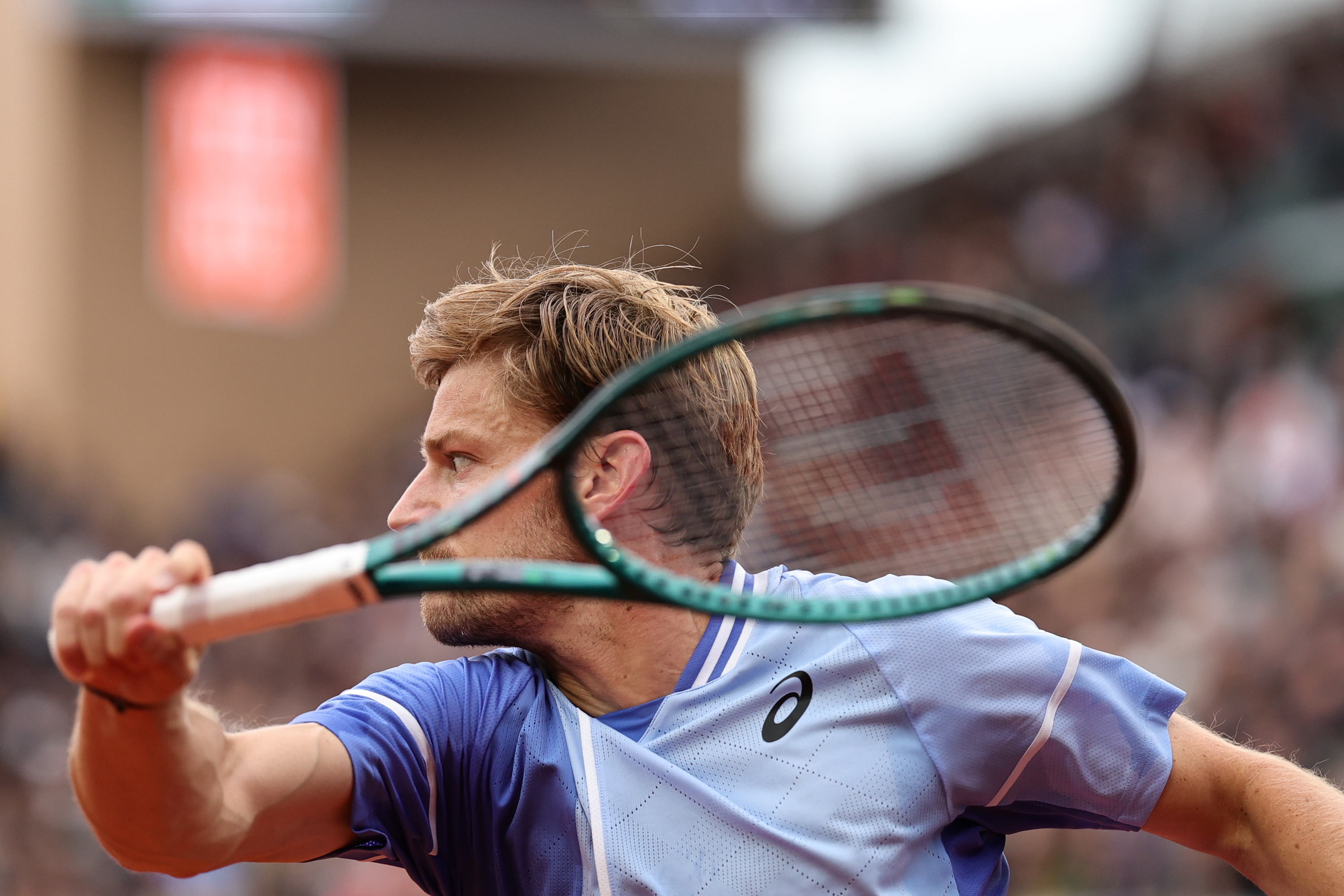 David Goffin, second round, Roland-Garros 2024