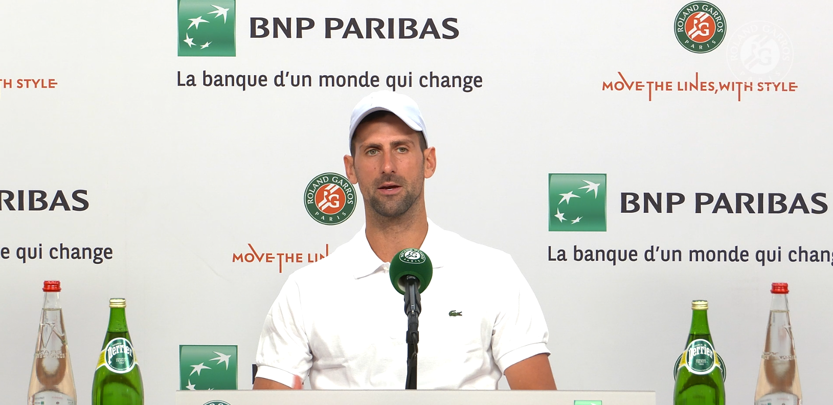 Novak Djokovic, second round, Roland-Garros 2024