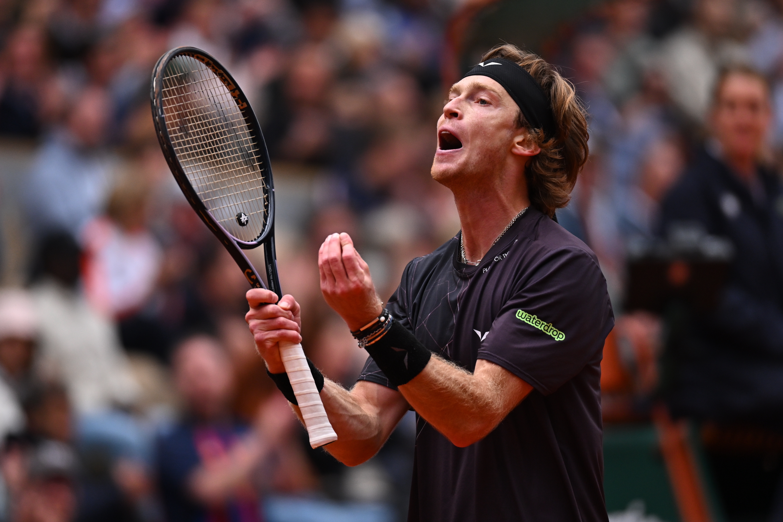 Andrey Rublev, third round, Roland-Garros 2024