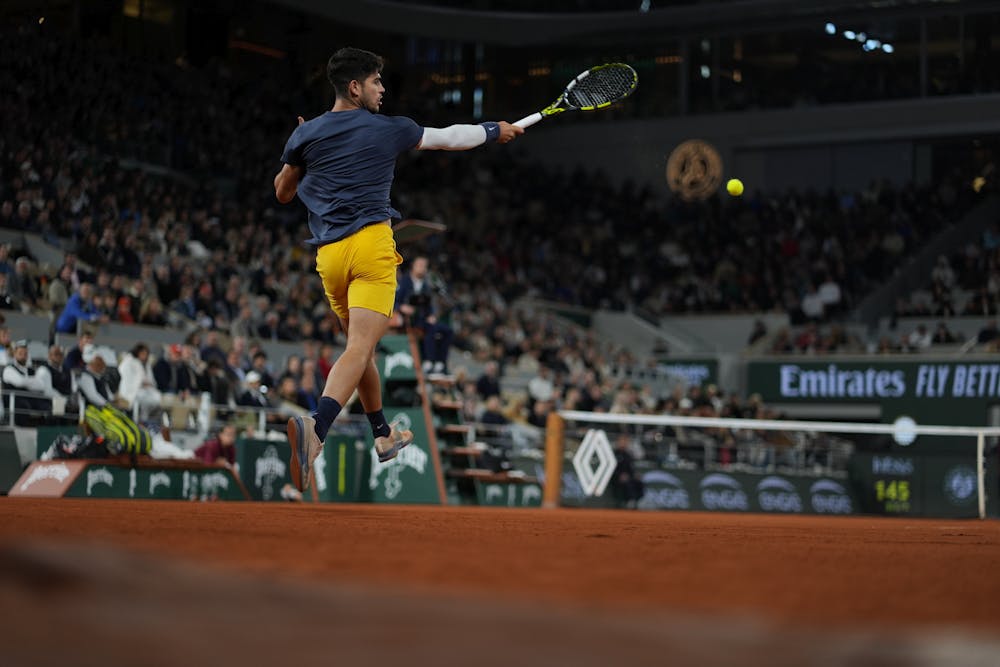 Carlos Alcaraz, third round, Roland-Garros 2024