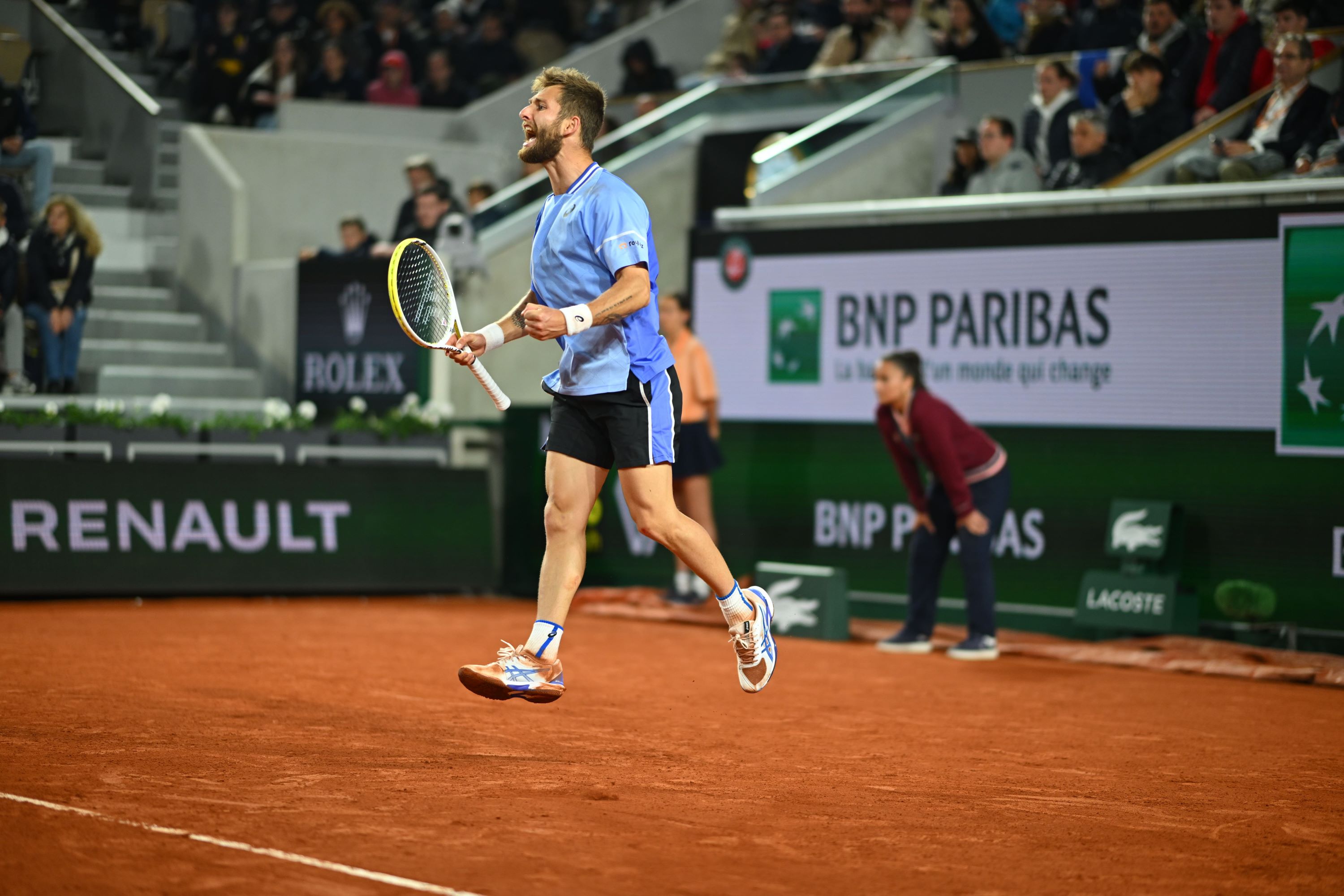  Corentin Moutet, troisième tour, Roland-Garros 2024