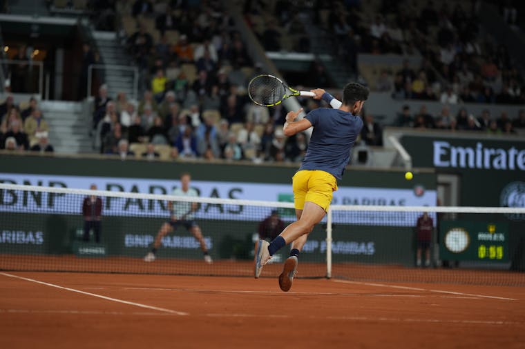 Carlos Alcaraz, 3e tour, Roland-Garros 2024 Carlos Alcaraz, 3e tour, Roland-Garros 2024