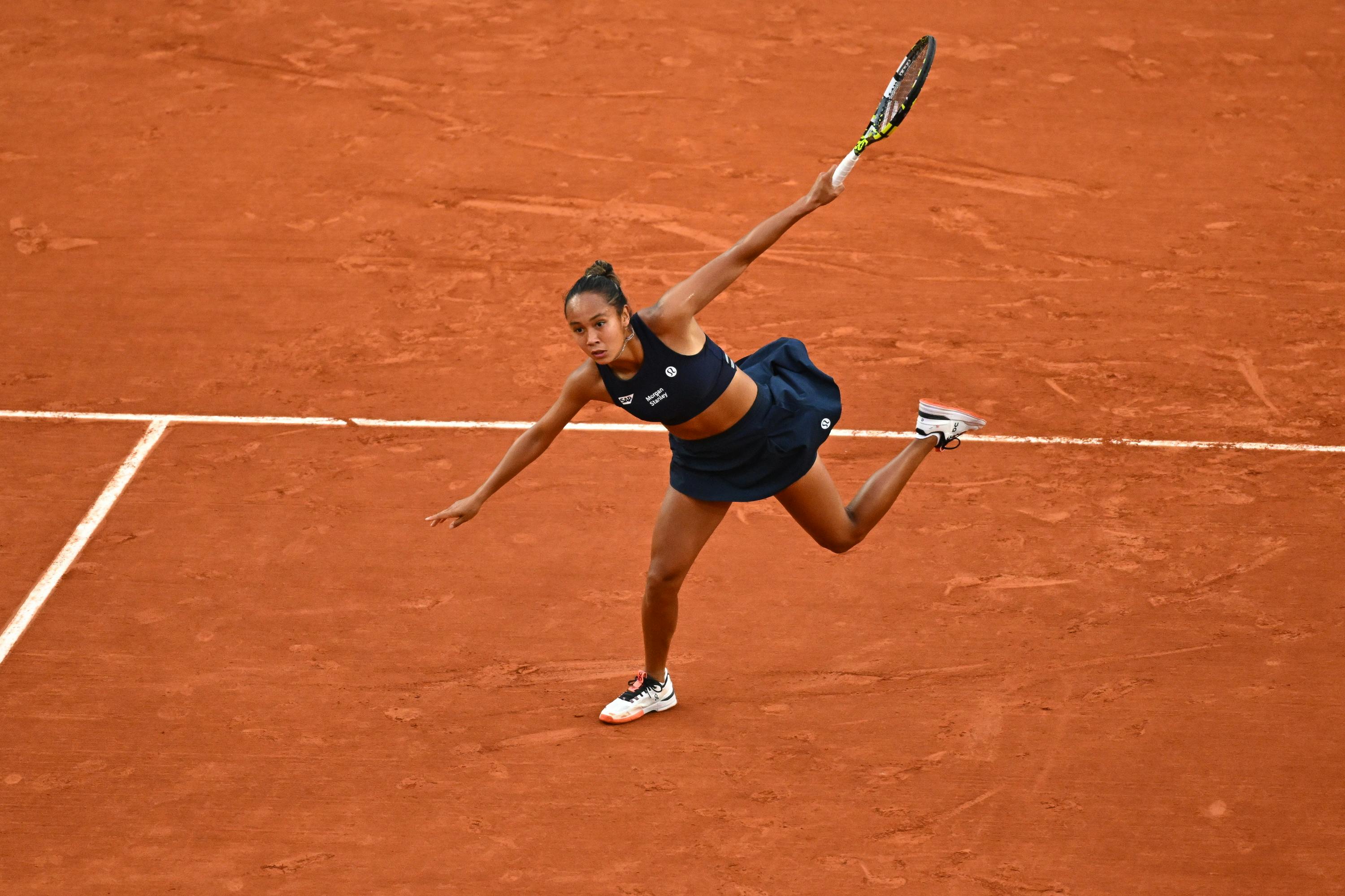 Laylah Fernandez, third round, Roland-Garros 2024