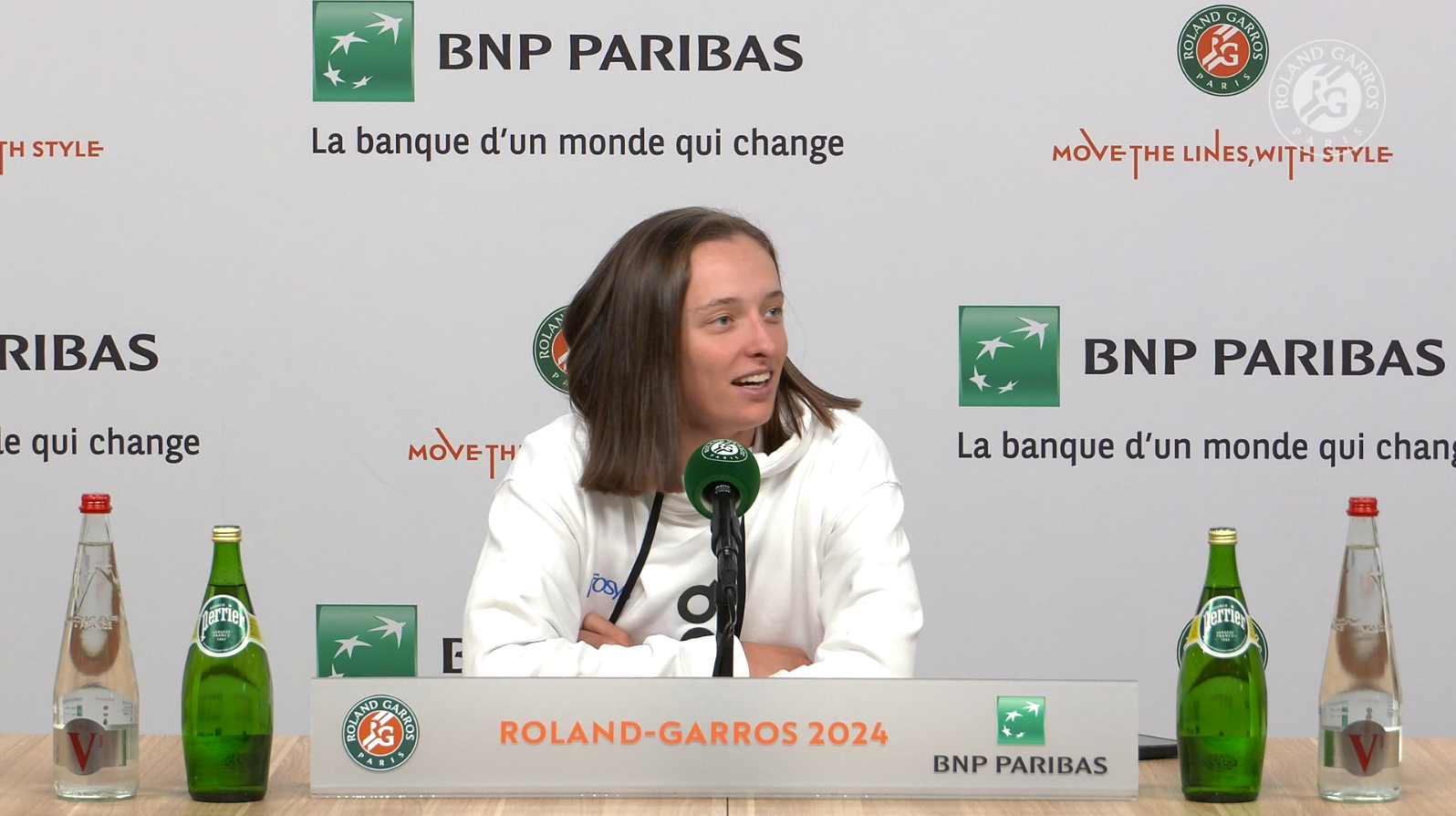 Iga Swiatek, third round, Roland-Garros 2024