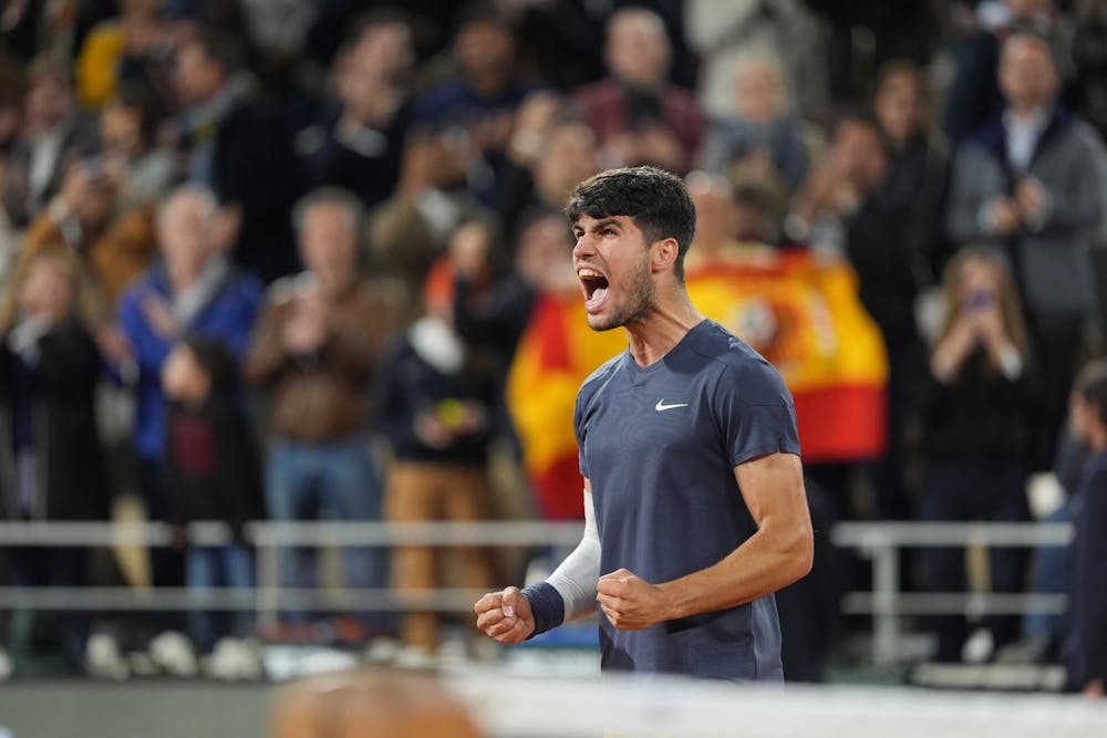 Carlos Alcaraz, troisième tour, Roland-Garros 2024