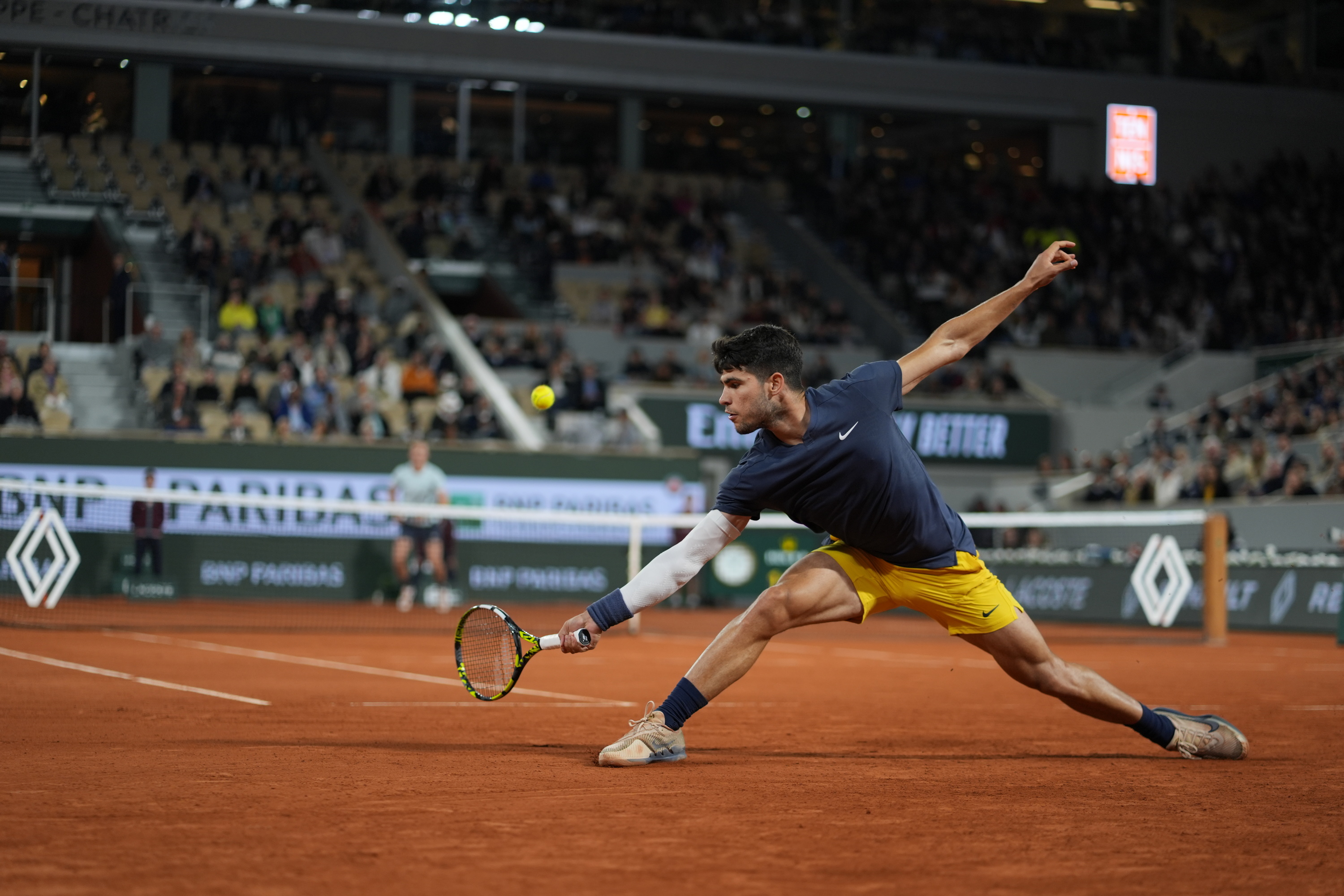 Carlos Alcaraz, troisième tour, Roland-Garros 2024