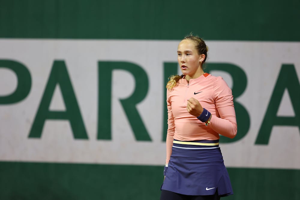 Mirra Andreeva / 2e tour Roland-Garros 2024