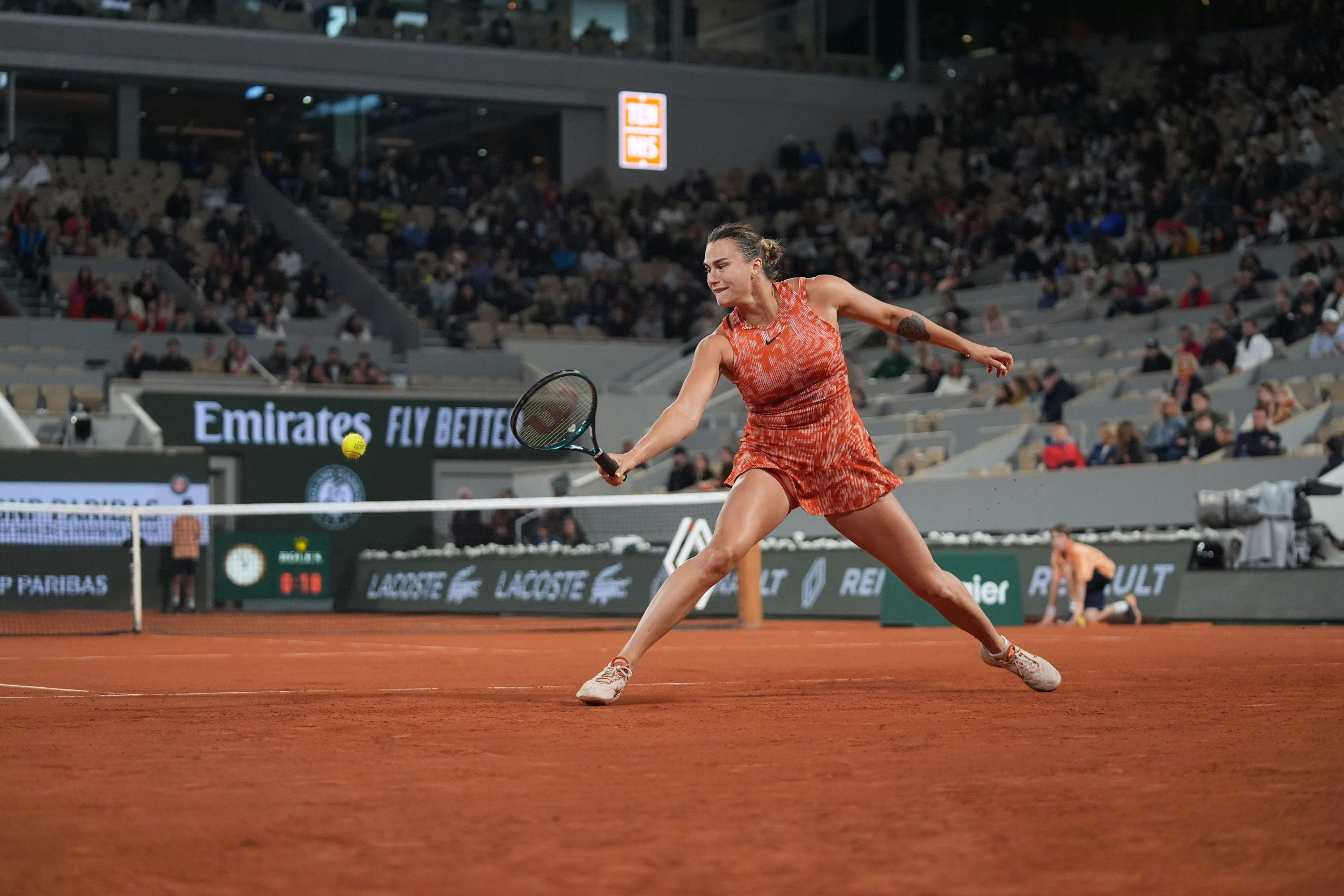 Aryna Sabalenka, troisième tour, Roland-Garros 2024