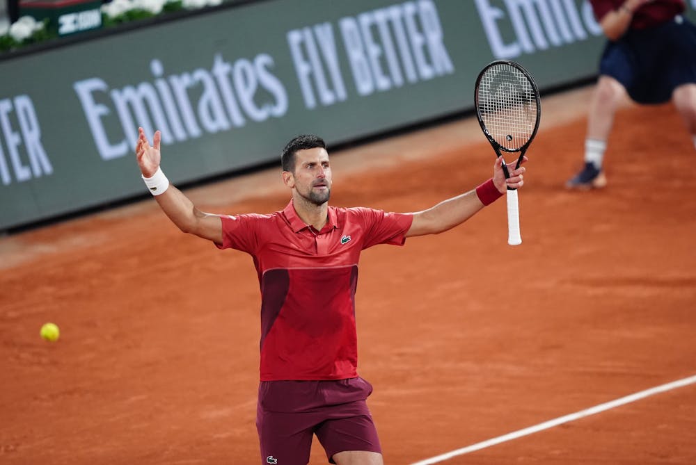 Novak Djokovic, troisième tour, Roland-Garros 2024
