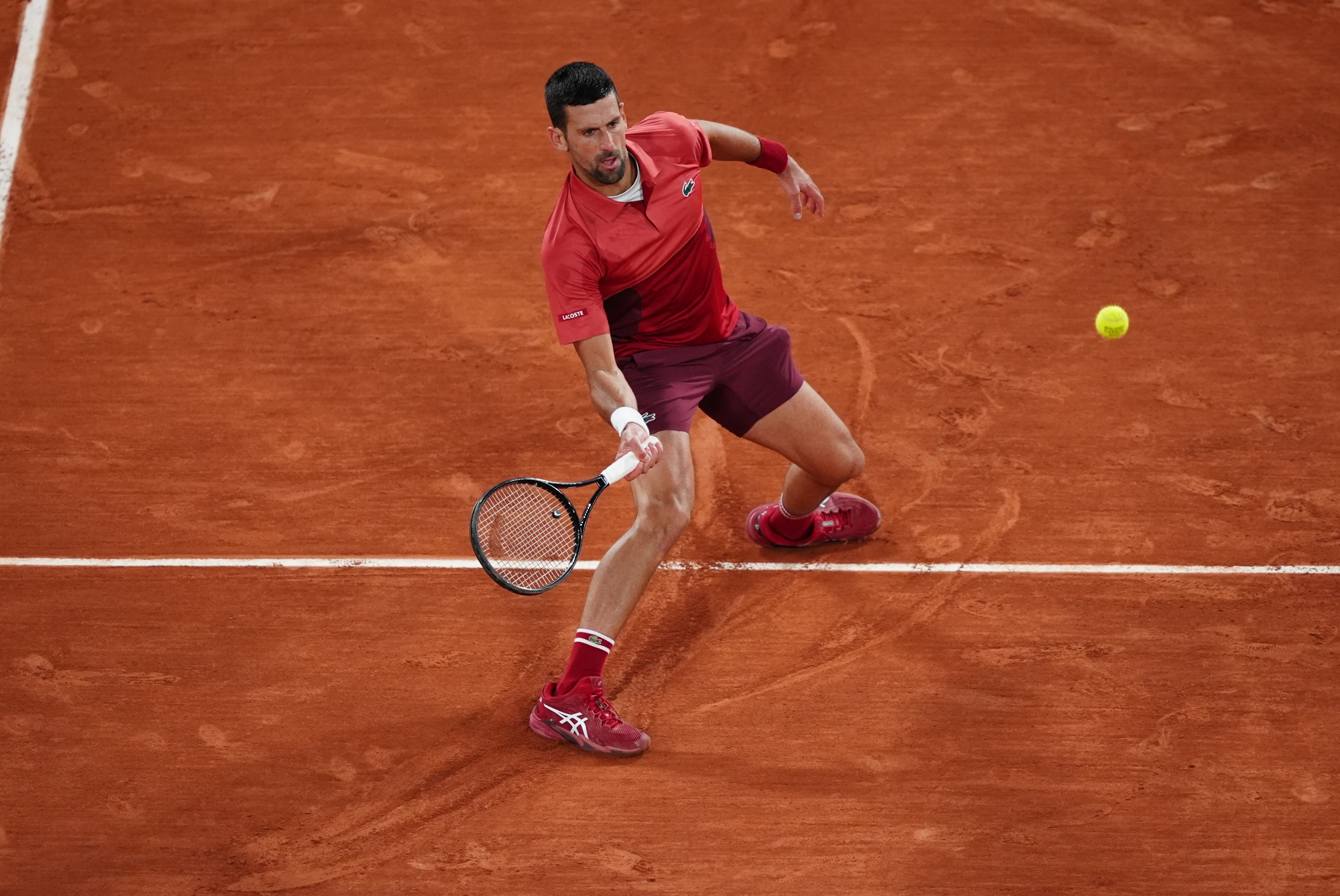 Novak Djokovic, troisième tour, Roland-Garros 2024