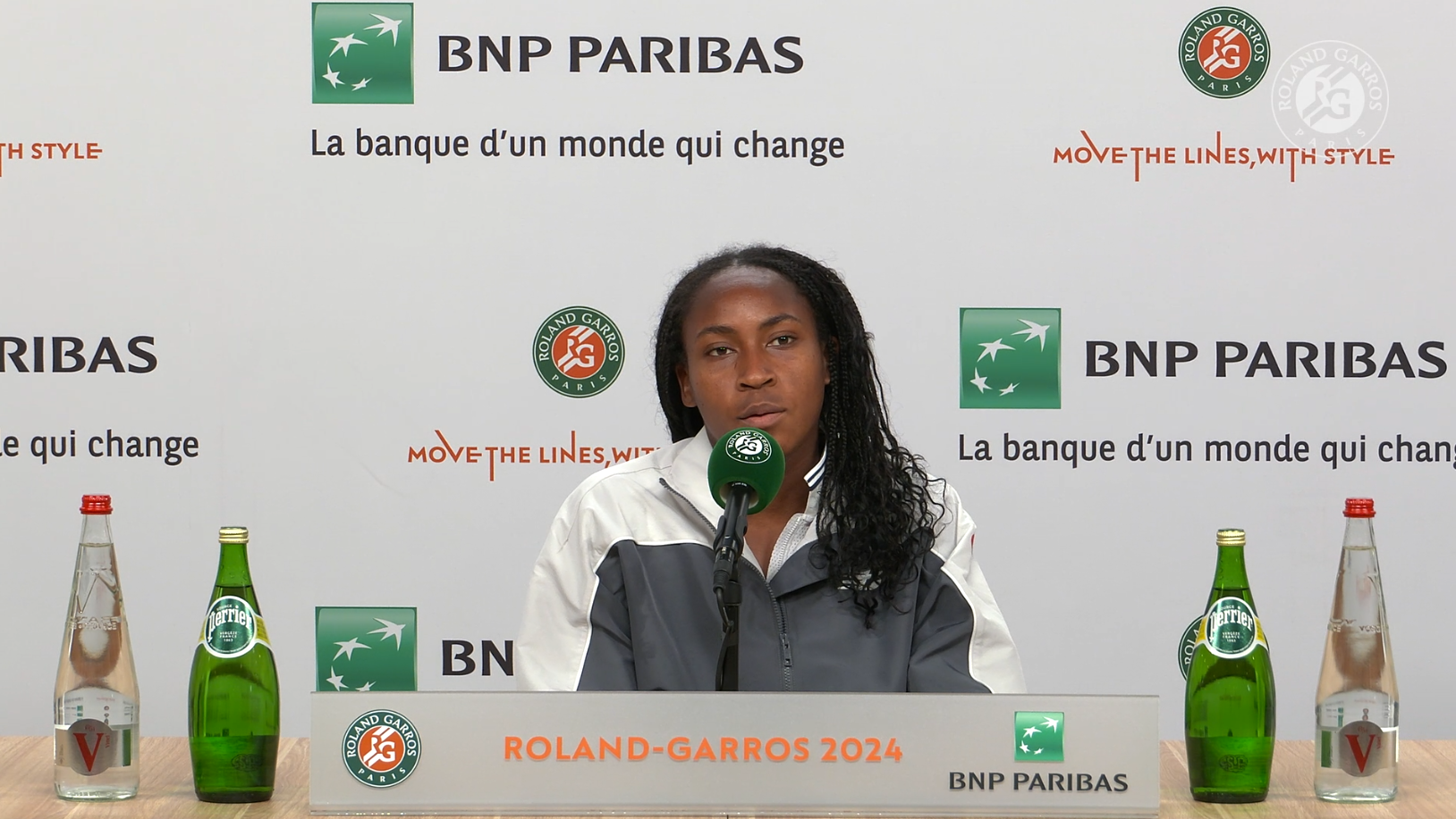 Coco Gauff, fourth round, Roland-Garros 2024