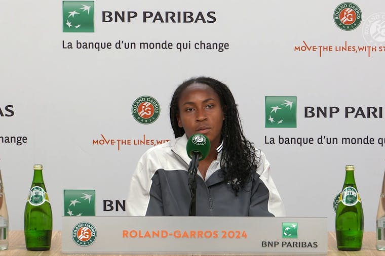 Coco Gauff, fourth round, Roland-Garros 2024