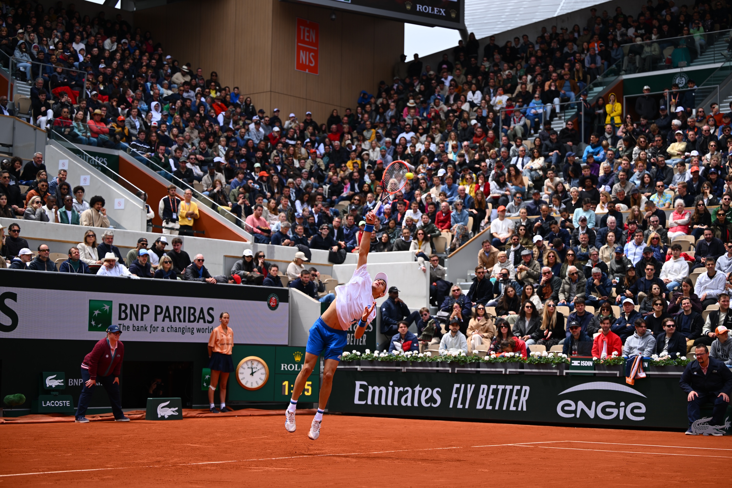 Matteo Arnaldi, fourth round, Roland-Garros 2024