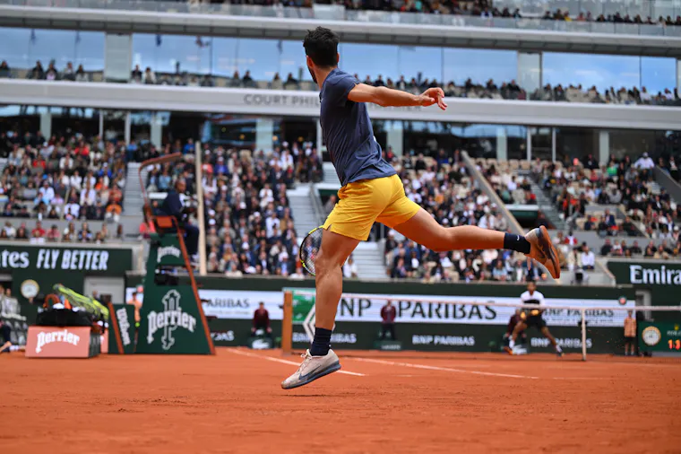 Carlos Alcaraz, fourth round, Roland-Garros 2024 Carlos Alcaraz, fourth round, Roland-Garros 2024