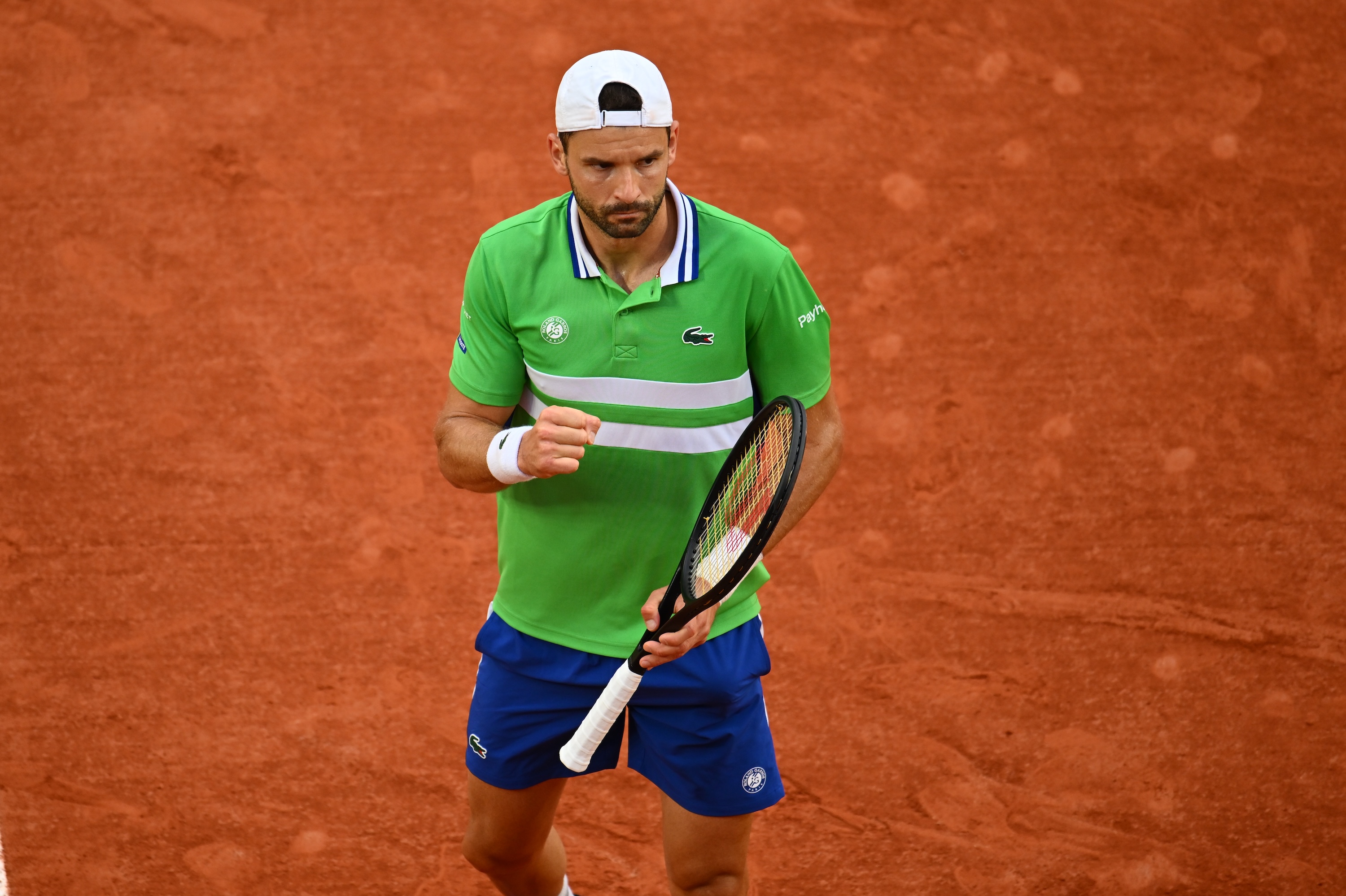 Grigor Dimitrov, huitièmes de finale, Roland-Garros 2024