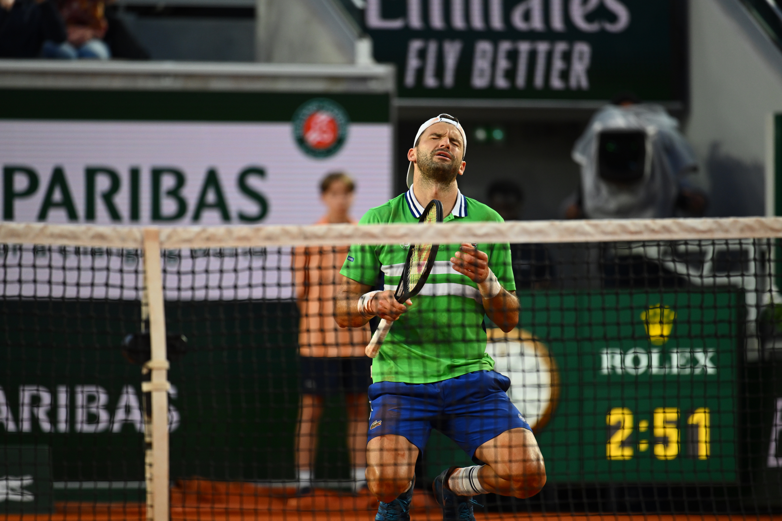 Grigor Dimitrov, fourth round, Roland-Garros 2024