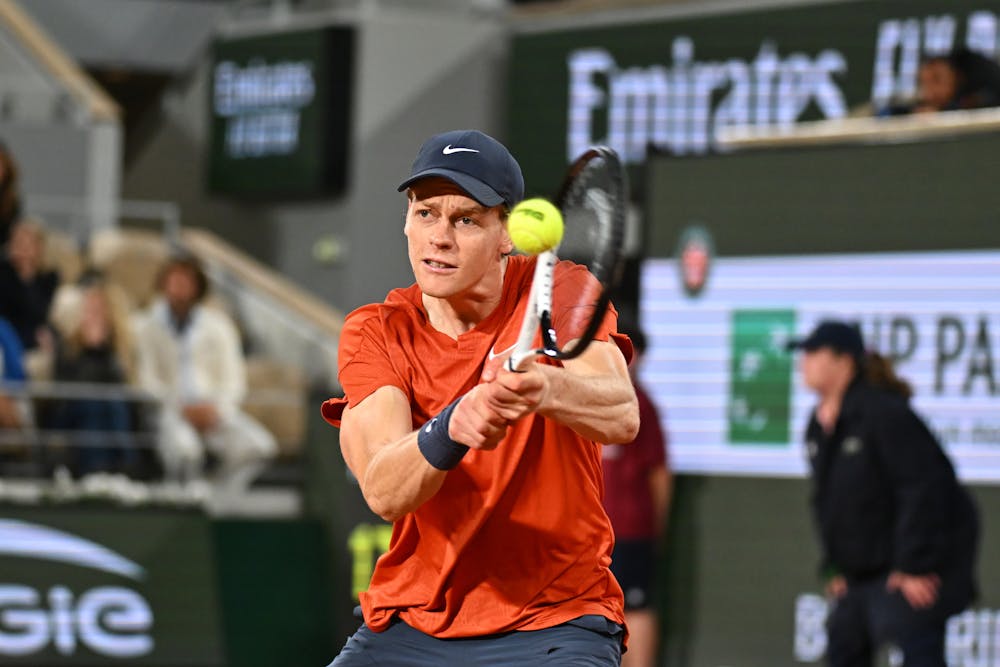 Jannik Sinner, huitièmes de finale, Roland-Garros 2024
