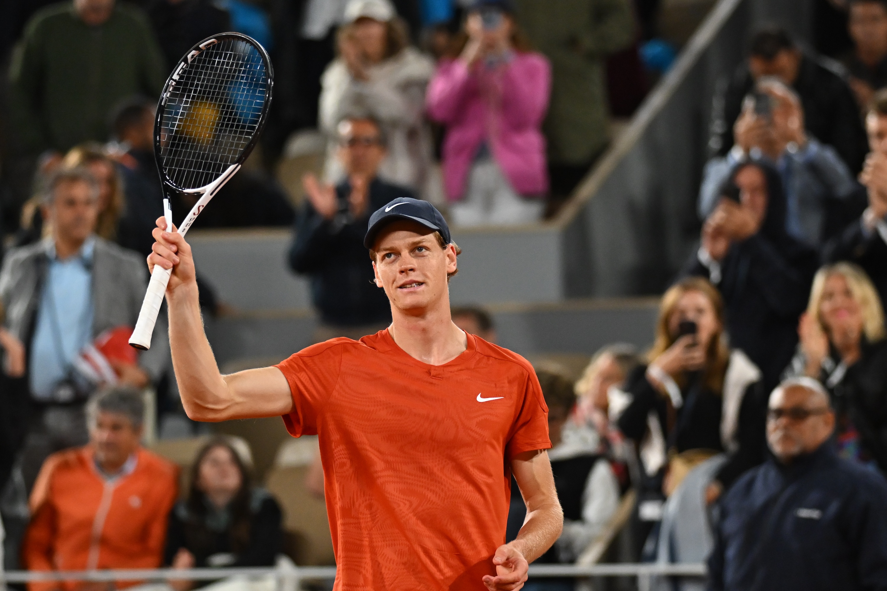 Jannik Sinner, fourth round, Roland-Garros 2024