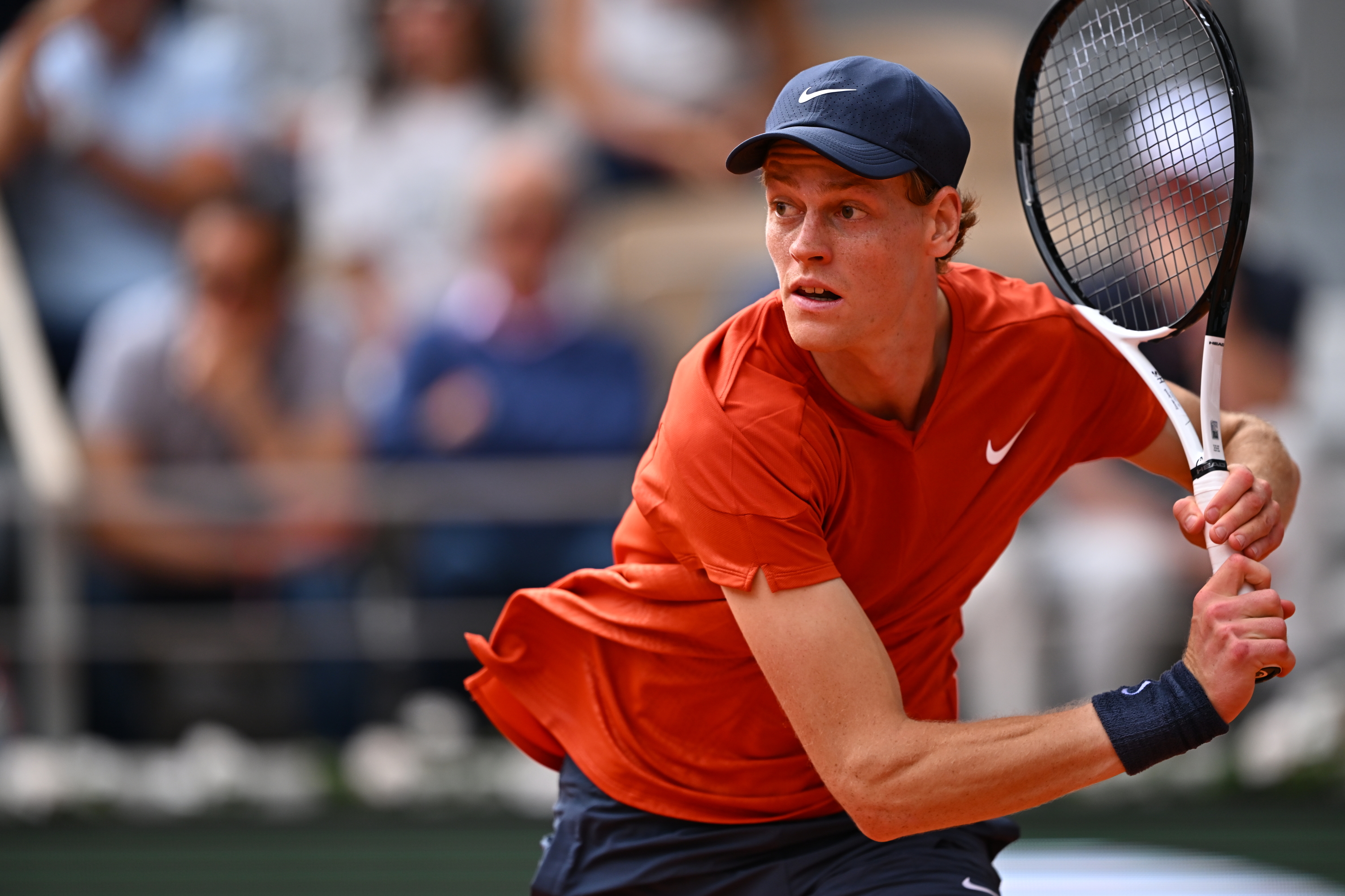 Jannik Sinner, Roland-Garros 2024, Simple Messieurs, 1/4 de Finale