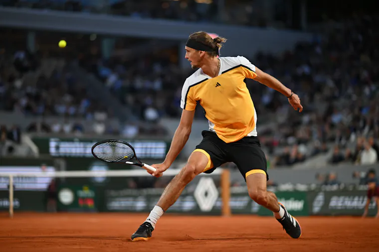Alexander Zverev, quarts de finale, Roland-Garros 2024 Alexander Zverev, quarts de finale, Roland-Garros 2024