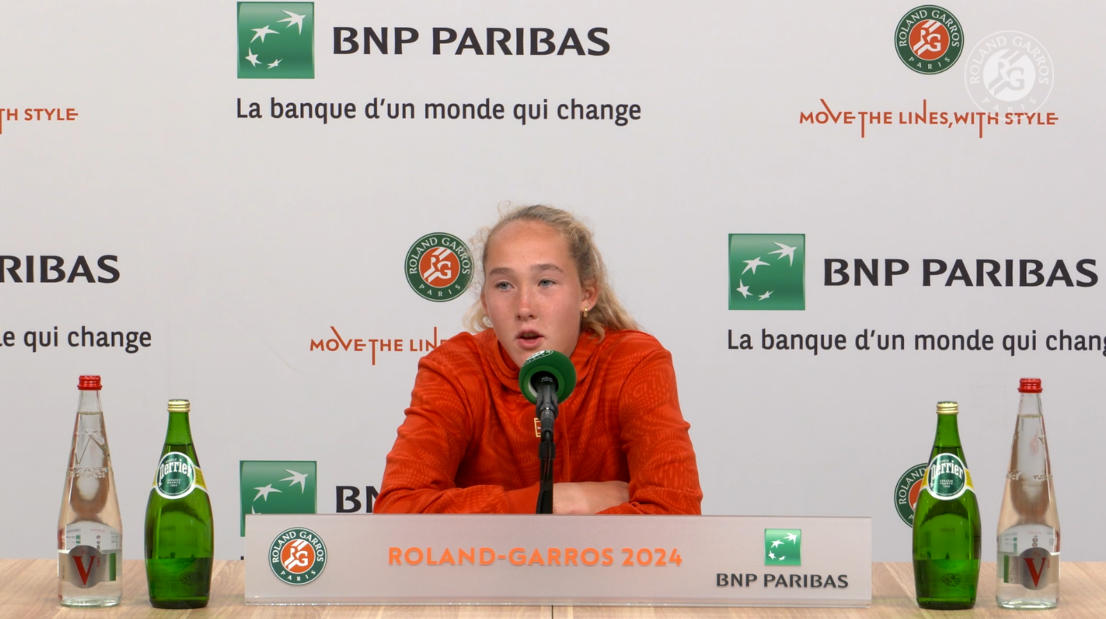 Mirra Andreeva, semi-final, Roland-Garros 2024