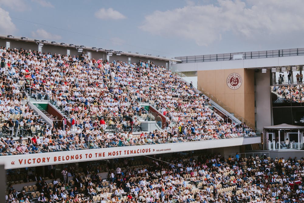 Spectateurs / Court Philippe-Chatrier / Roland-Garros 2024