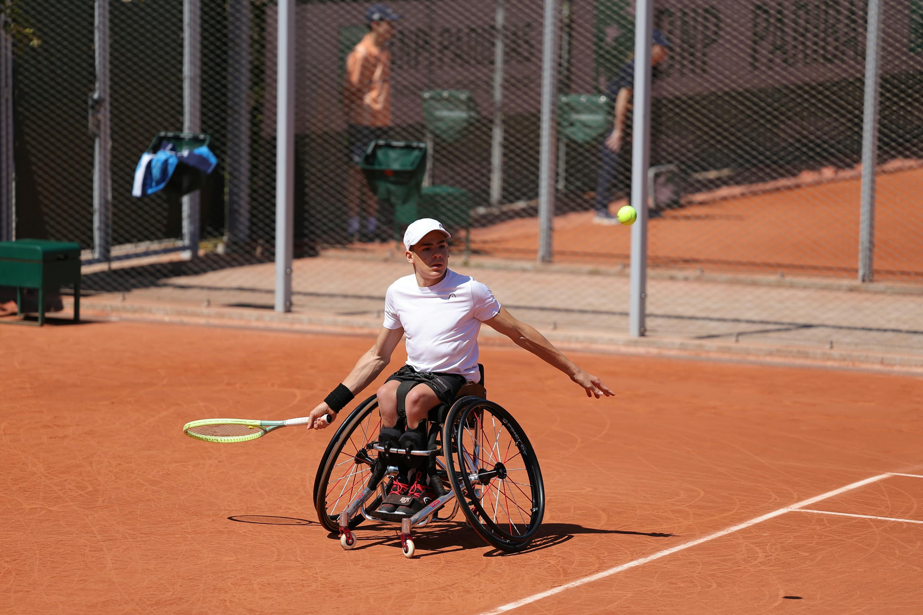 Maximilian Taucher, boys' wheelchair singles final, Roland-Garros 2024