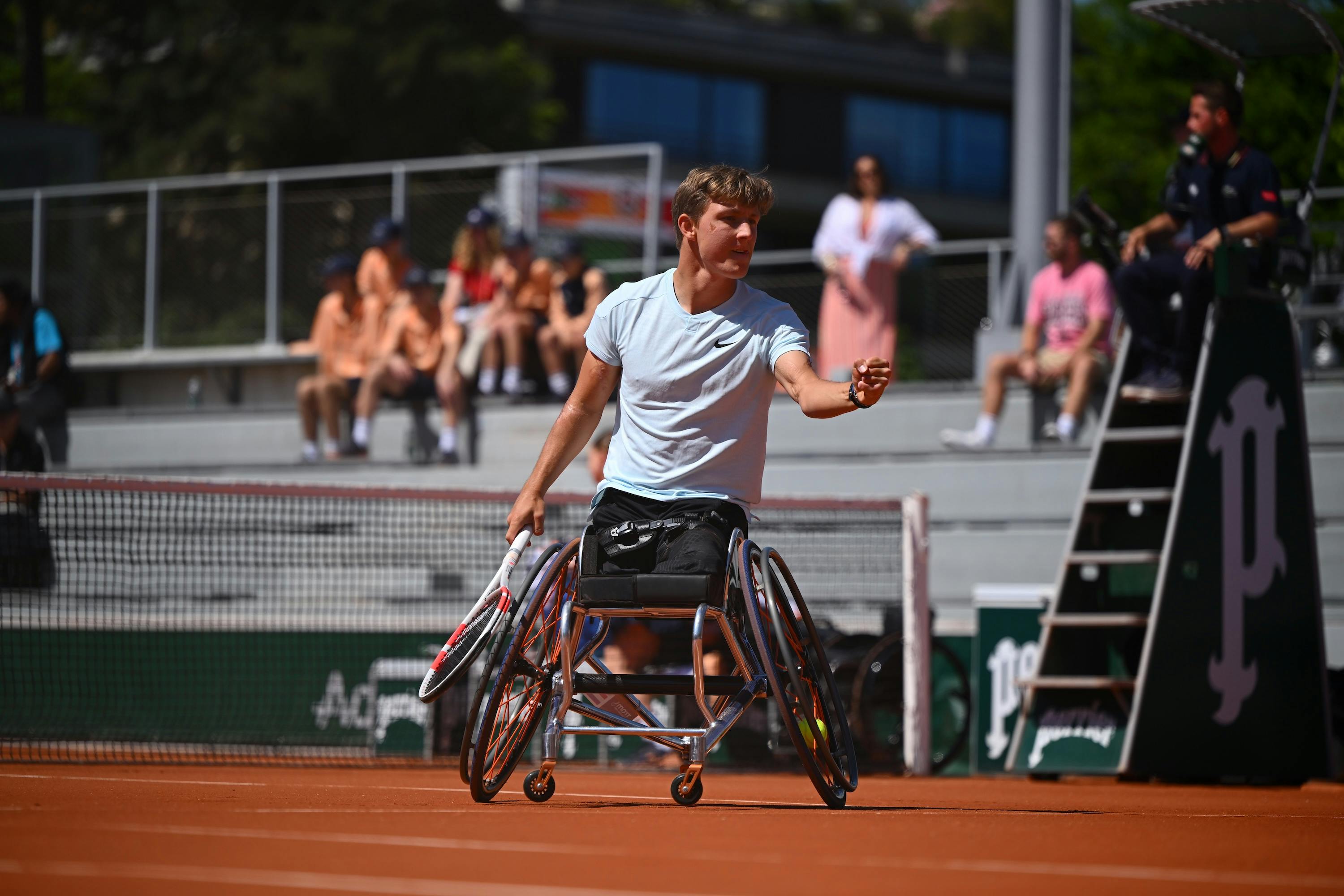 Niels Vink, quad wheelchair doubles semi-finals, Roland-Garros 2024