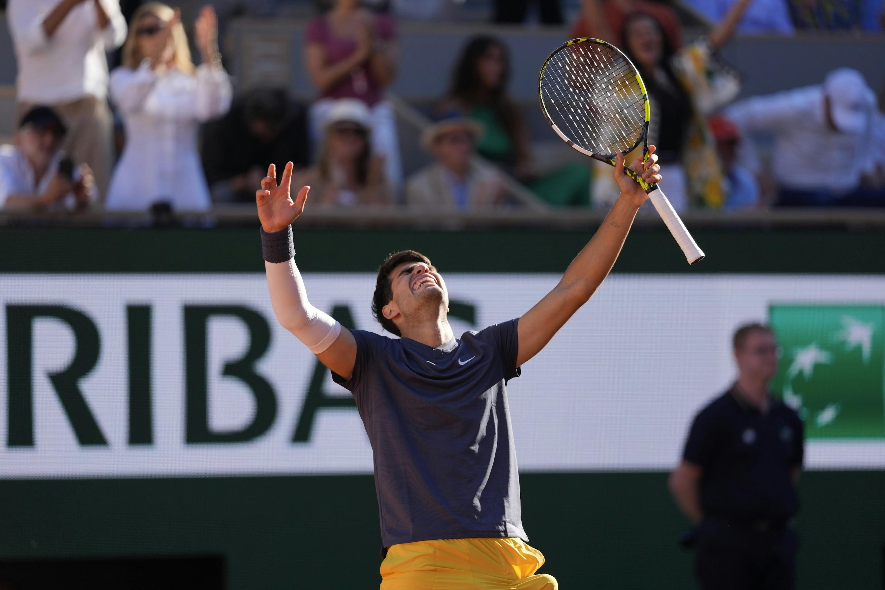 Carlos Alcaraz, semi-final, Roland-Garros 2024