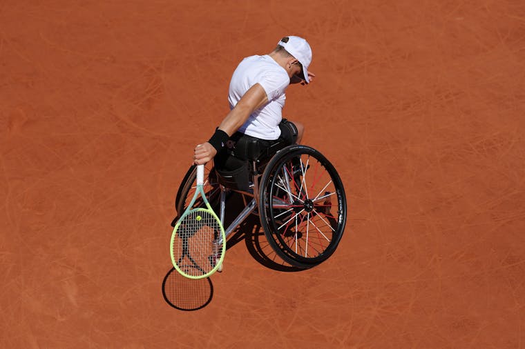 Maximilian Taucher, junior boys' wheelchair singles final, Roland-Garros 2024