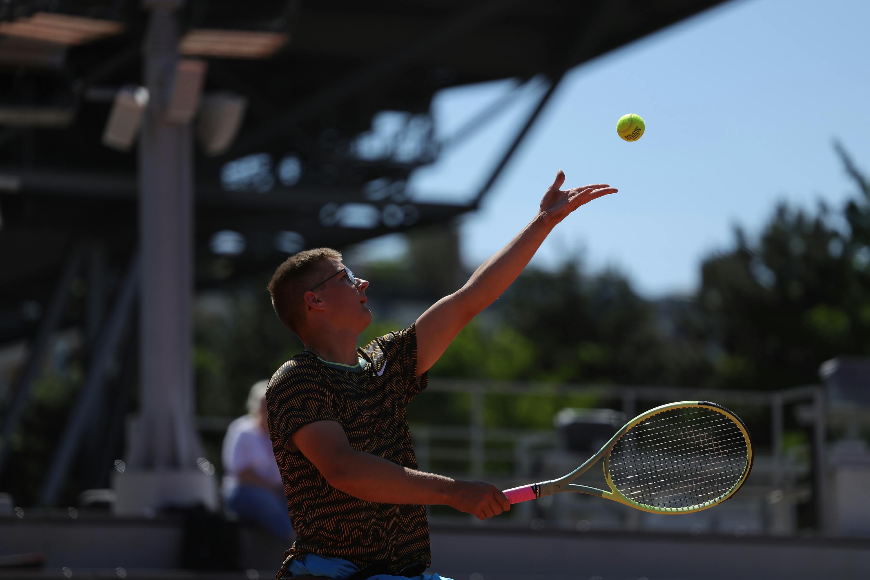 Ivar van Rijt, junior boys's wheelchair singles final, Roland-Garros 2024