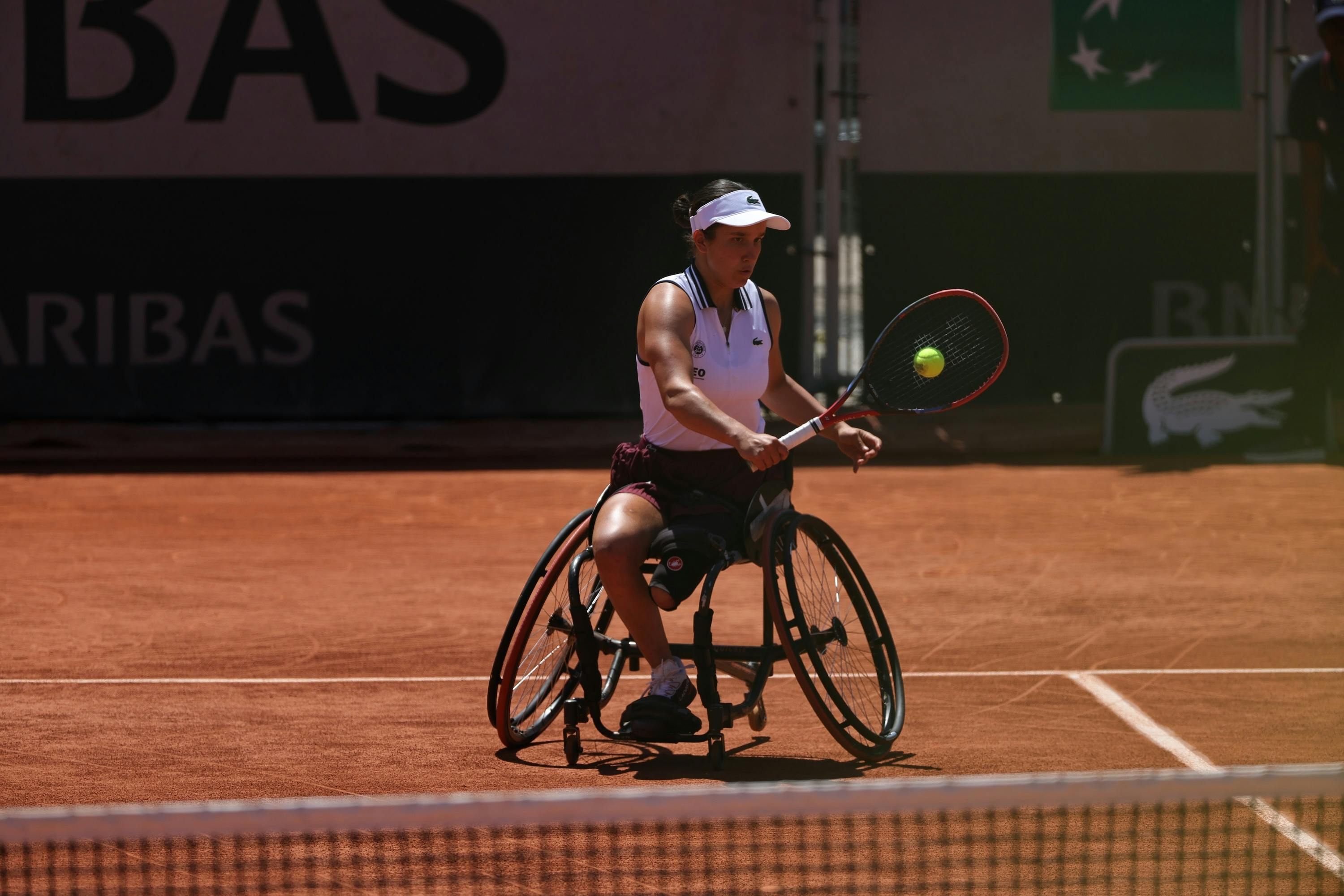 Ksenia Chasteau, junior girls' wheelchair singles final
