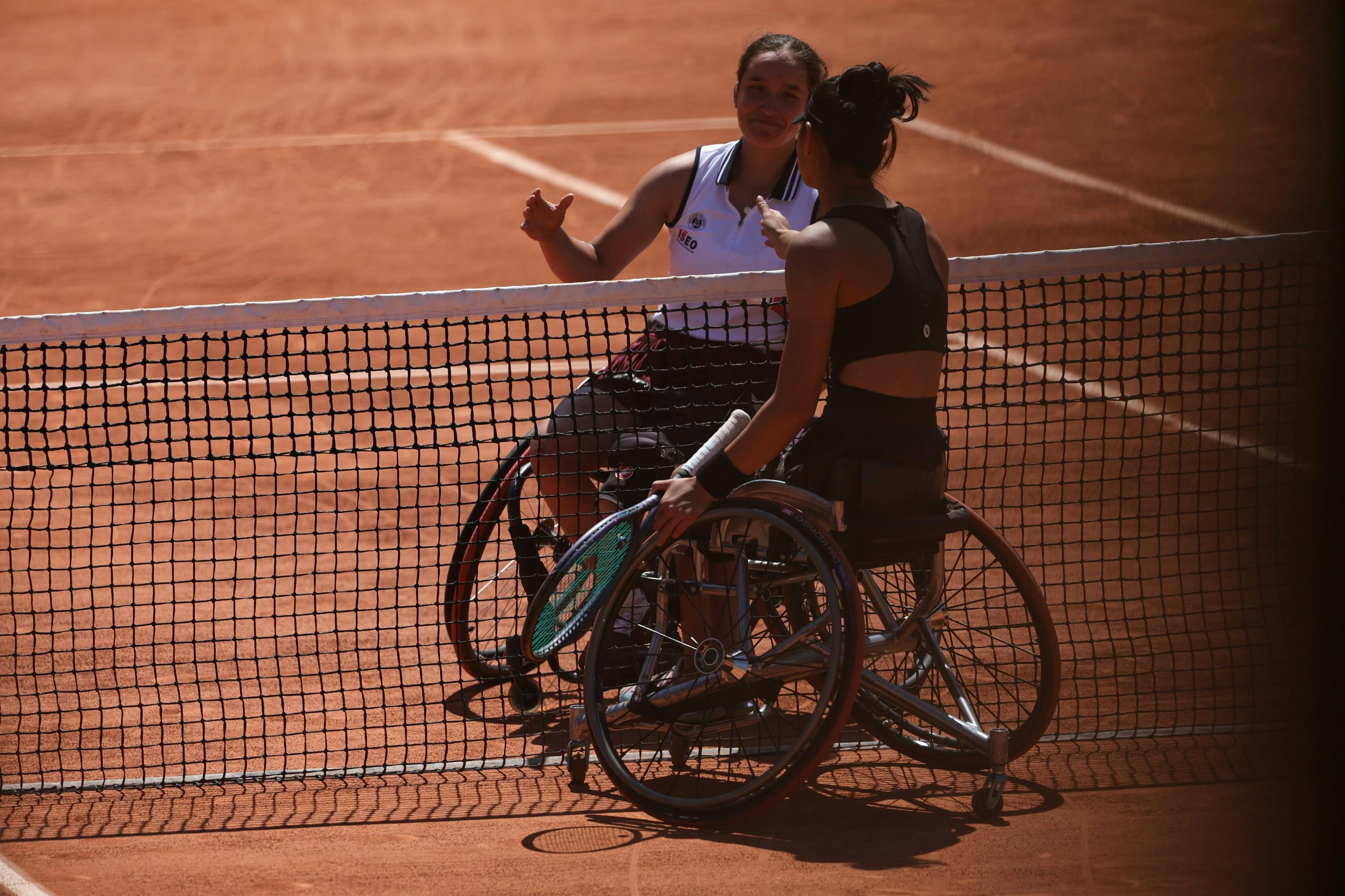 Kesia Chasteau, Maylee Phelps, junior girls' wheelchair singles final, Roland-Garros 2024