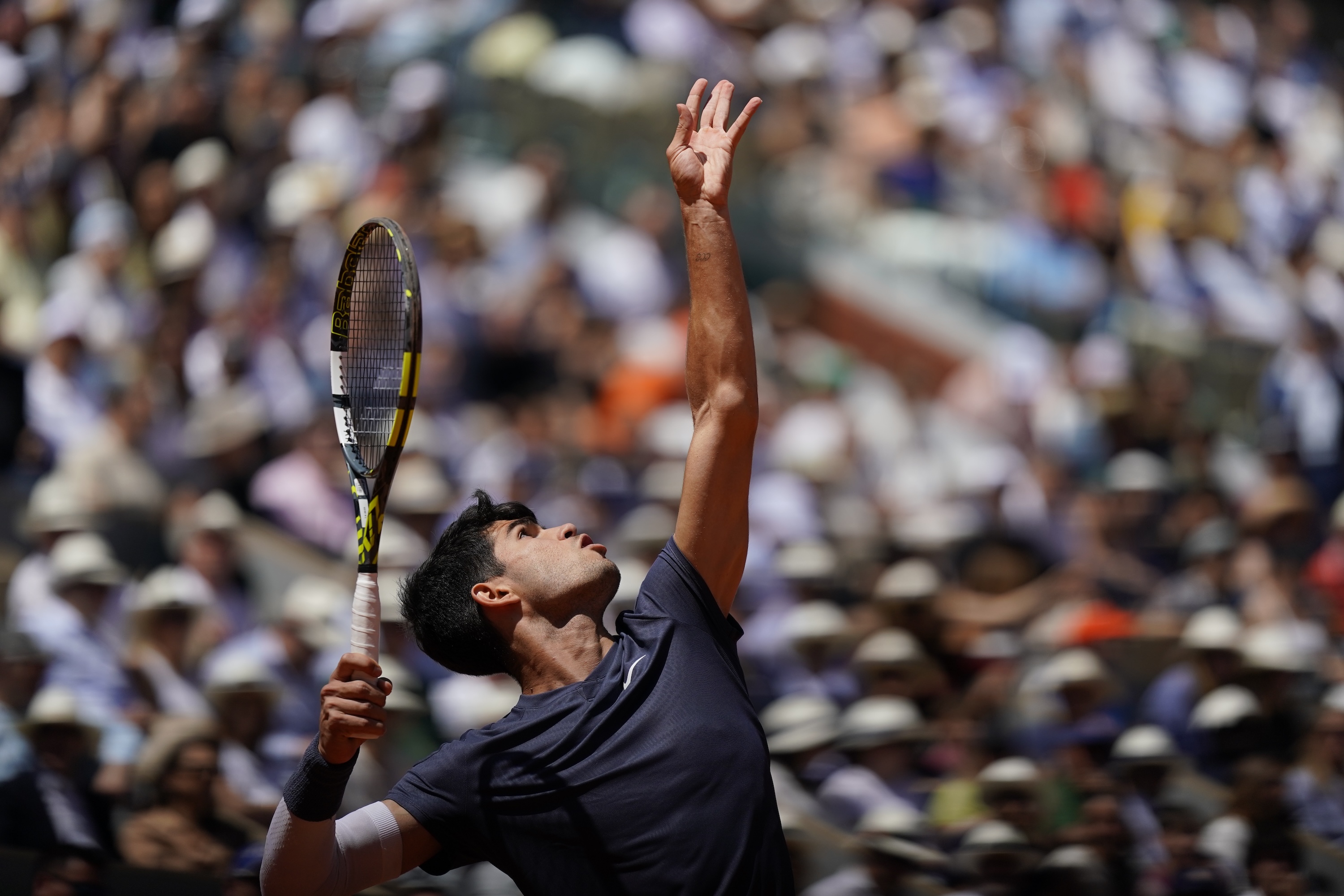 Carlos Alcaraz, semi-final, Roland-Garros 2024