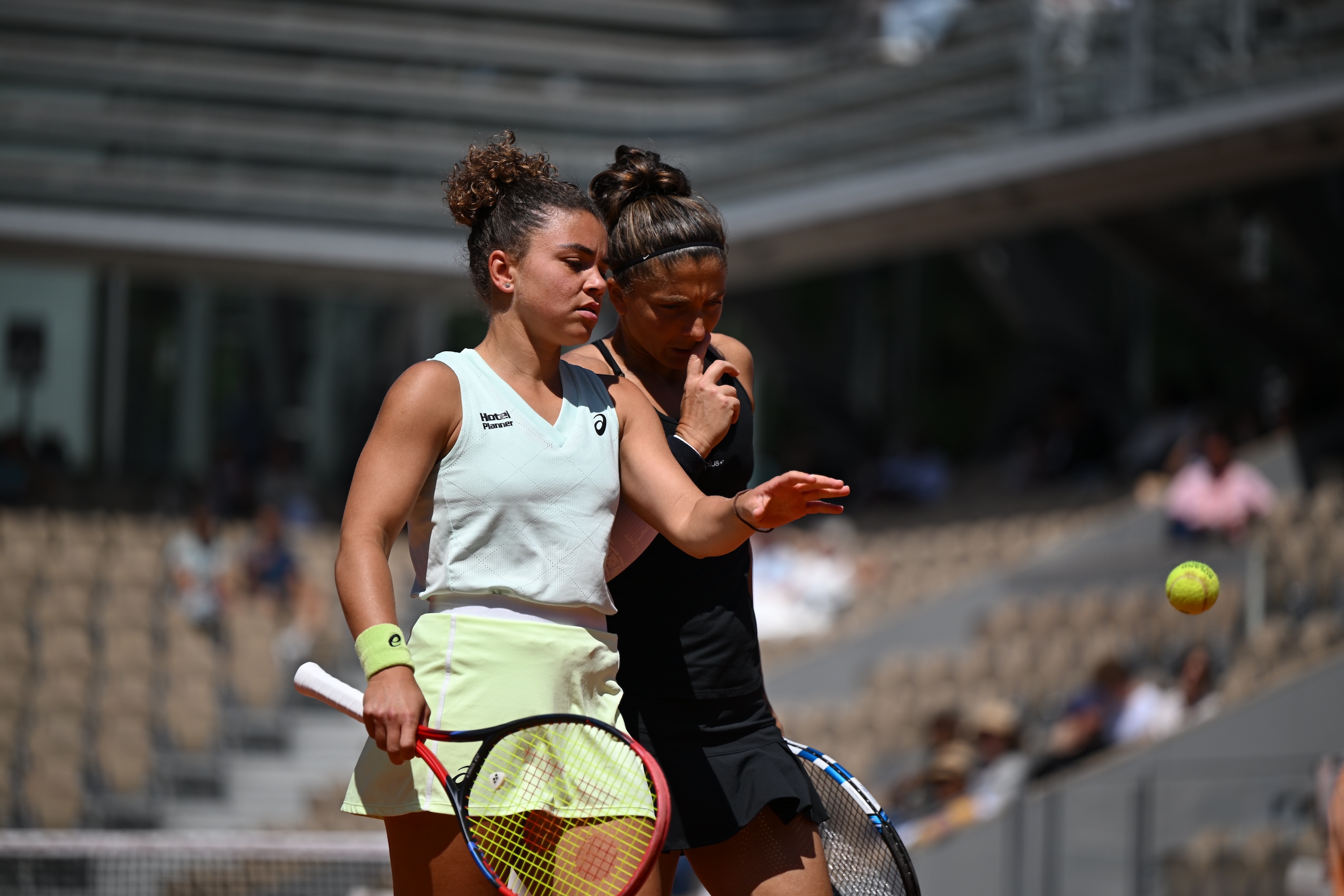Jasmine Paolini, Sara Errani, women's doubles semi-final, Roland-Garros 2024