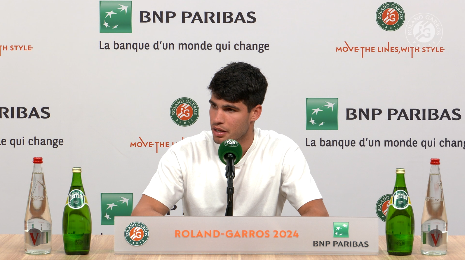 Carlos Alcaraz, semi-final, Roland-Garros 2024