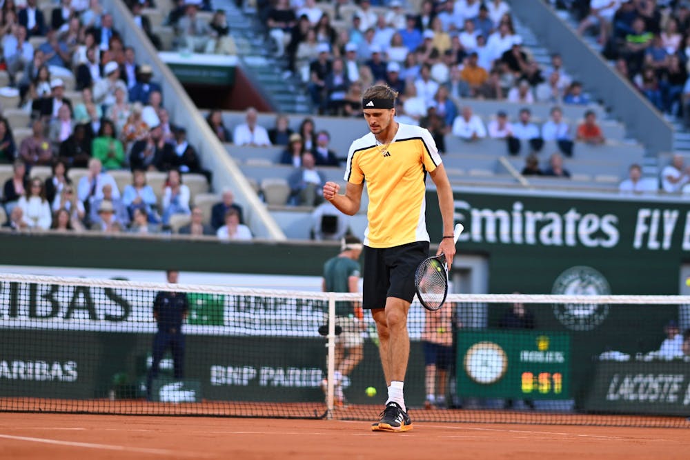 Alexander Zverev, demi-finales, Roland-Garros 2024