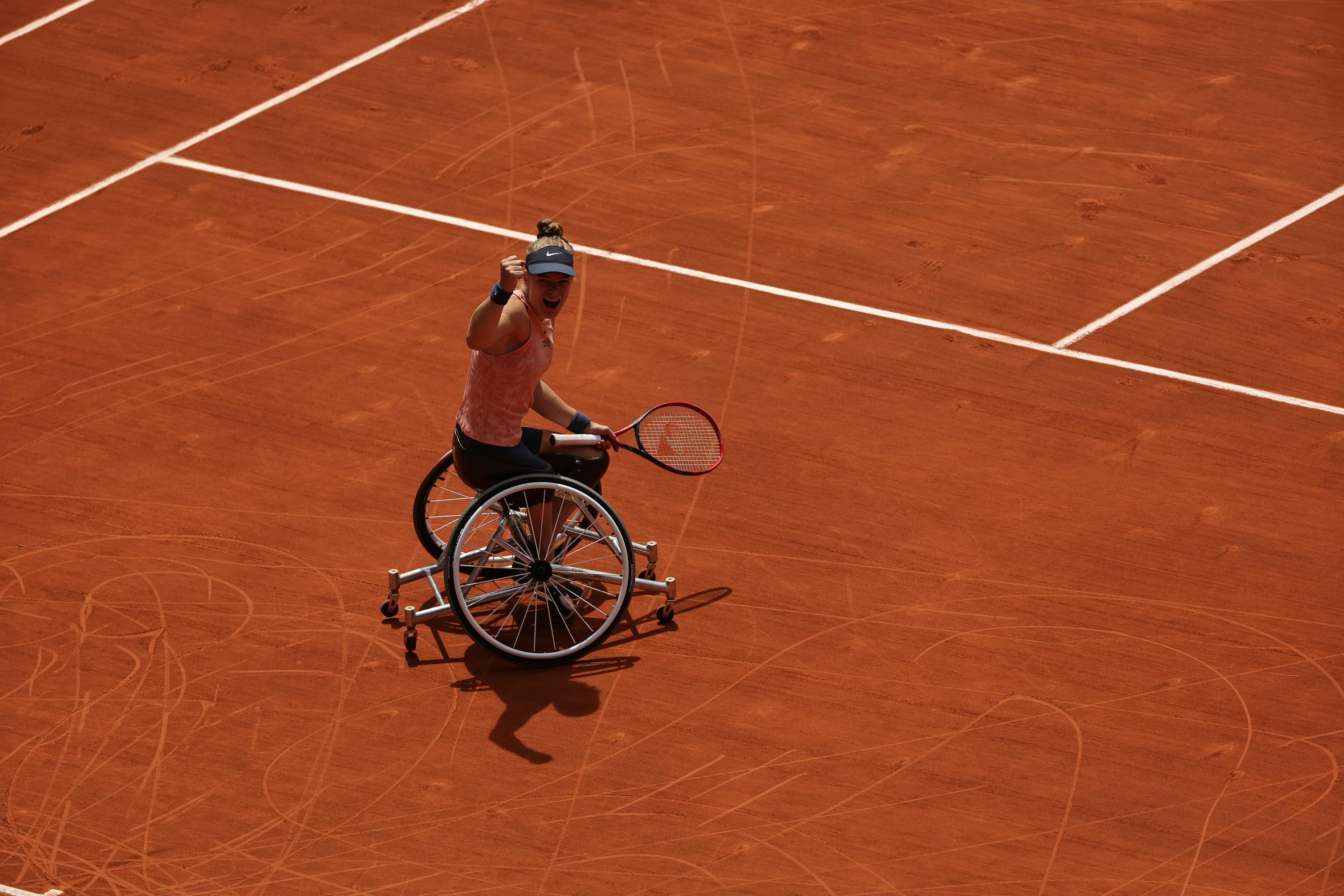 Diede de Groot, women's wheelchair singles final, Roland-Garros 2024