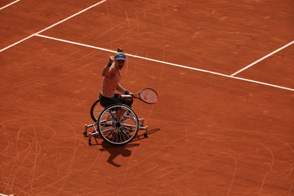 Diede de Groot, women's wheelchair singles final, Roland-Garros 2024