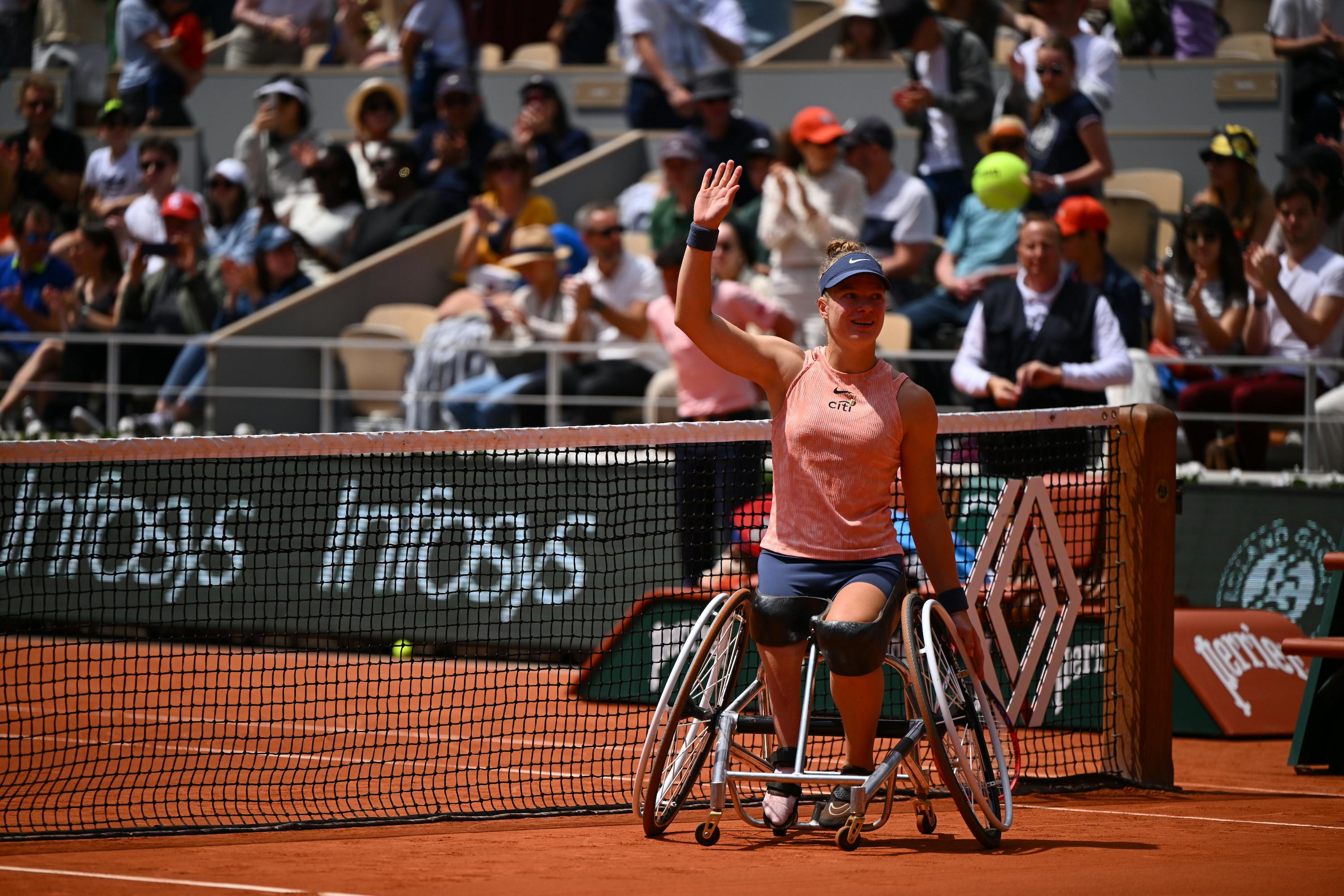 Diede de Groot, women's wheelchair singles final, Roland-Garros 2024