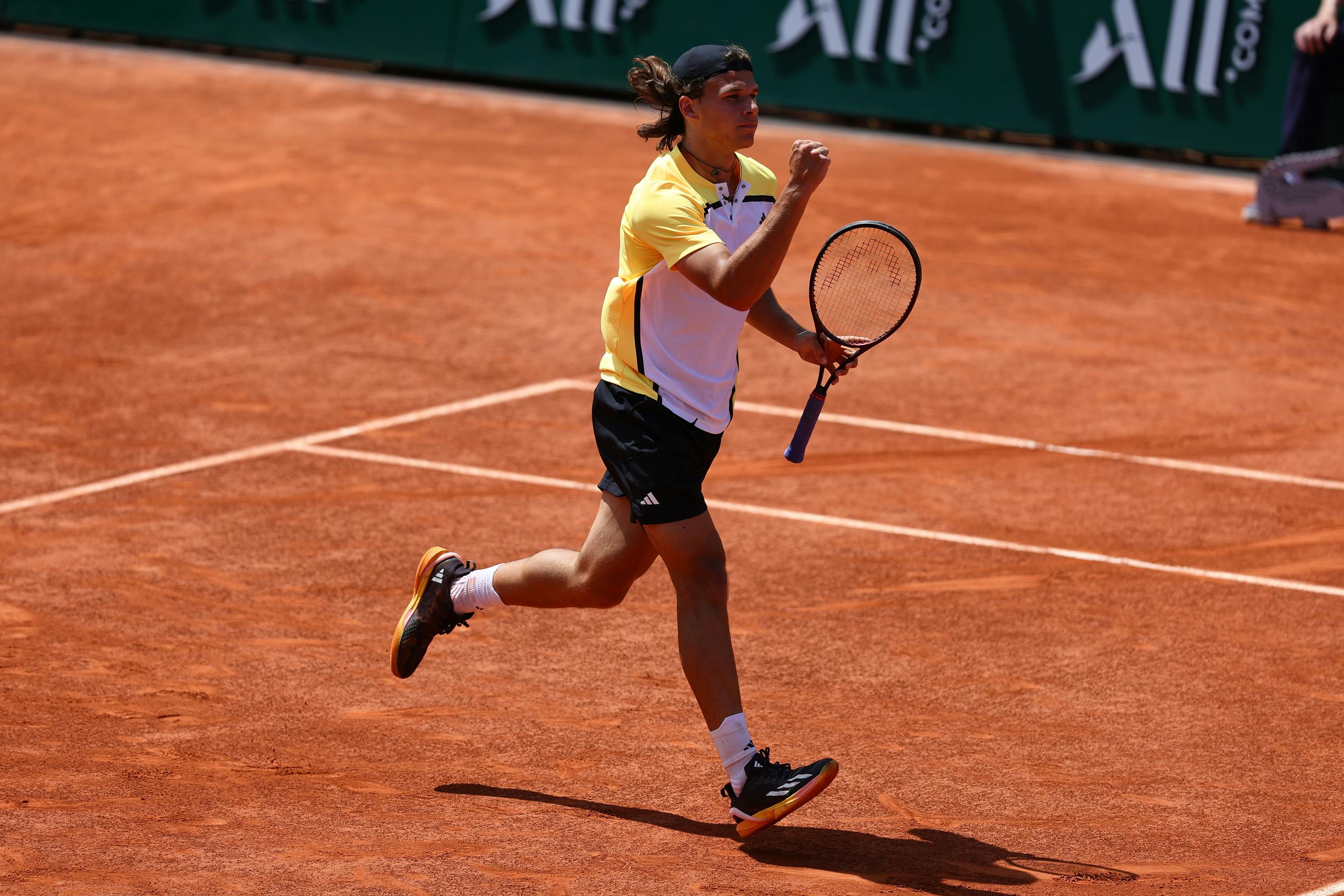 Tomasz Berkieta, boys' singles final, Roland-Garros 2024