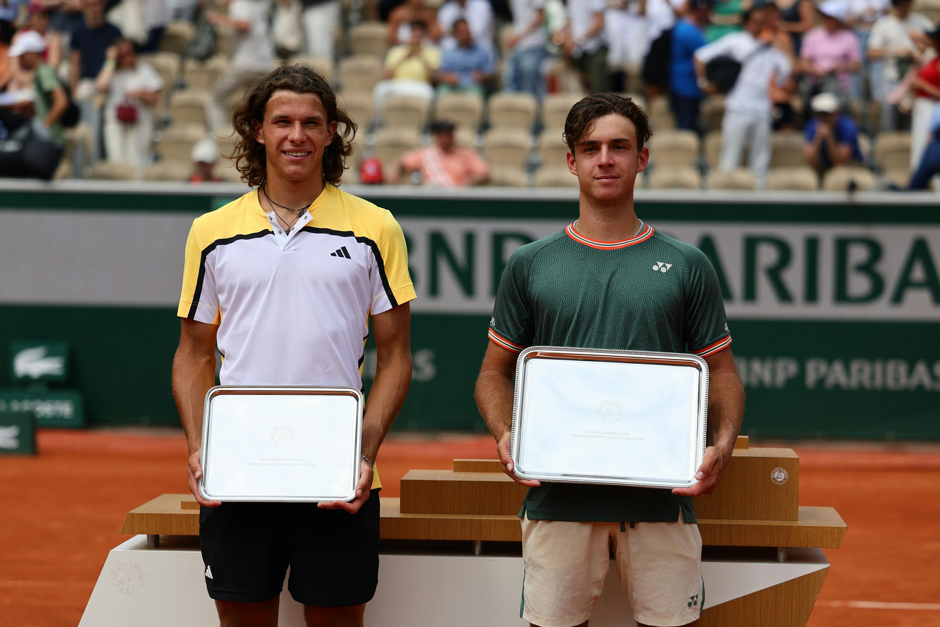 Tomasz Birkieta, Kaylan Bigun, boys' singles final, Roland Garros 2024