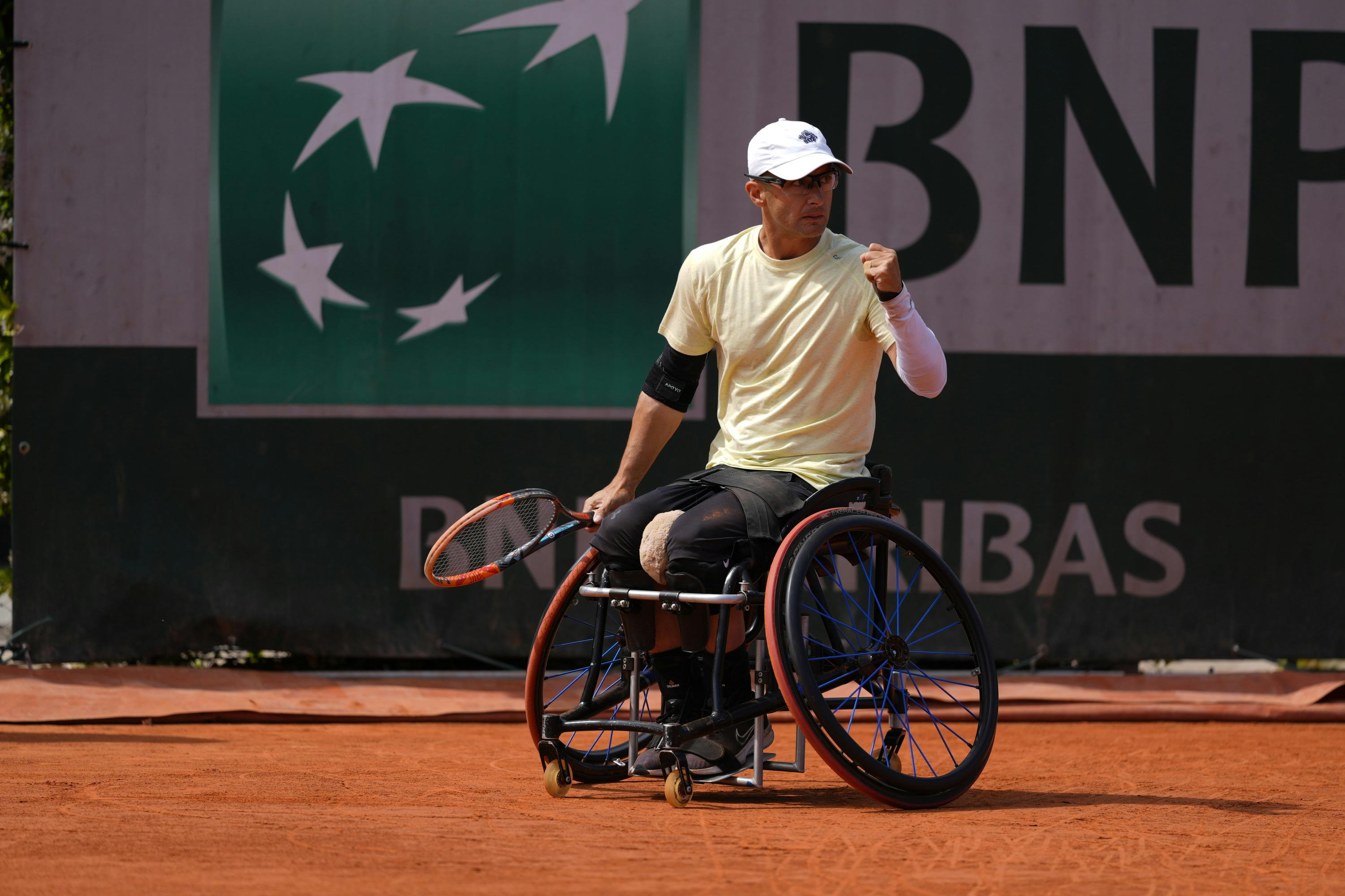 Guy Sasson, men's quad singles final, Roland-Garros 2024