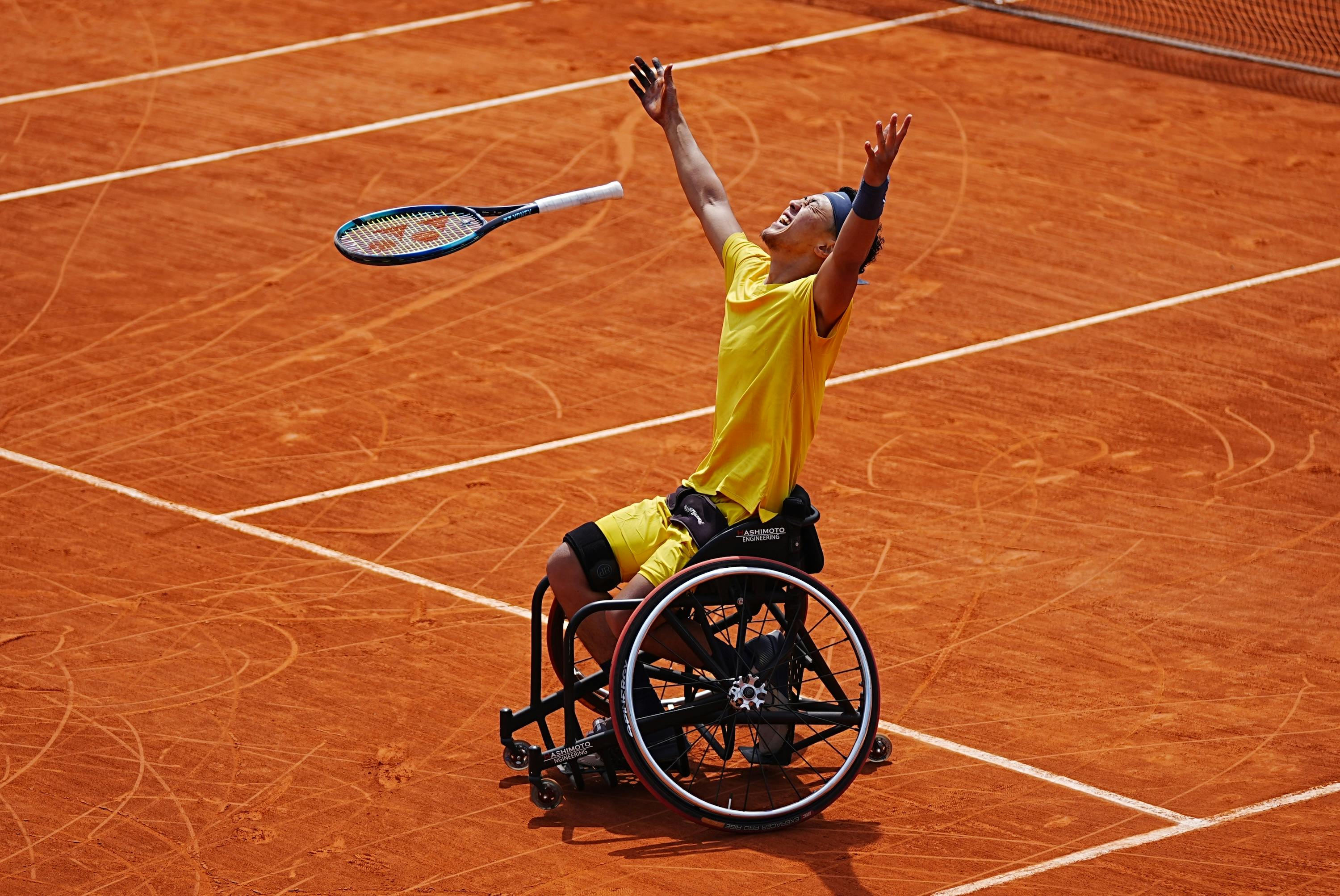 Tokito Oda, men's wheelchair singles final, Roland-Garros 2024