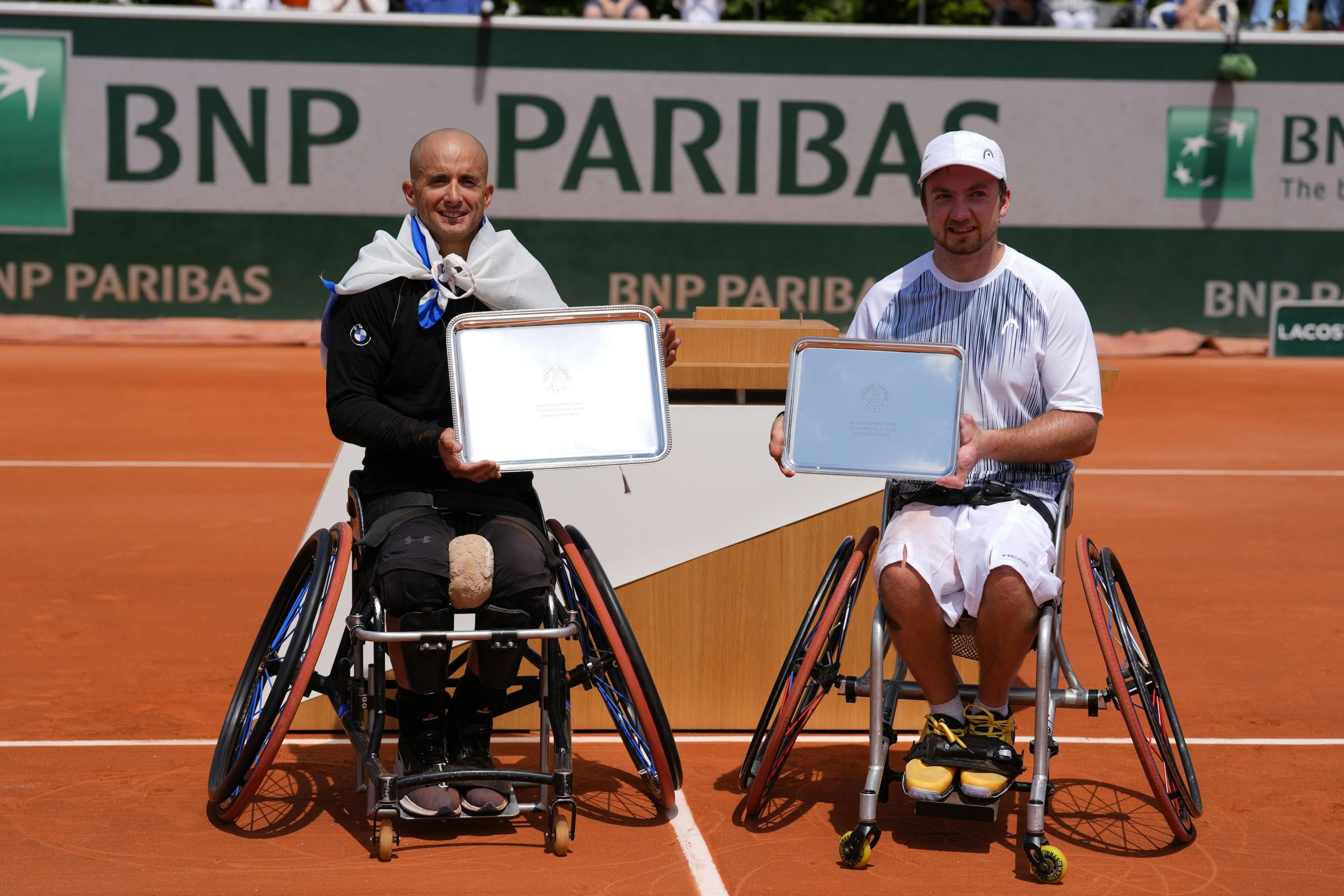 Guy Sasson, Sam Schroder quad singles final, Roland-Garros 2024