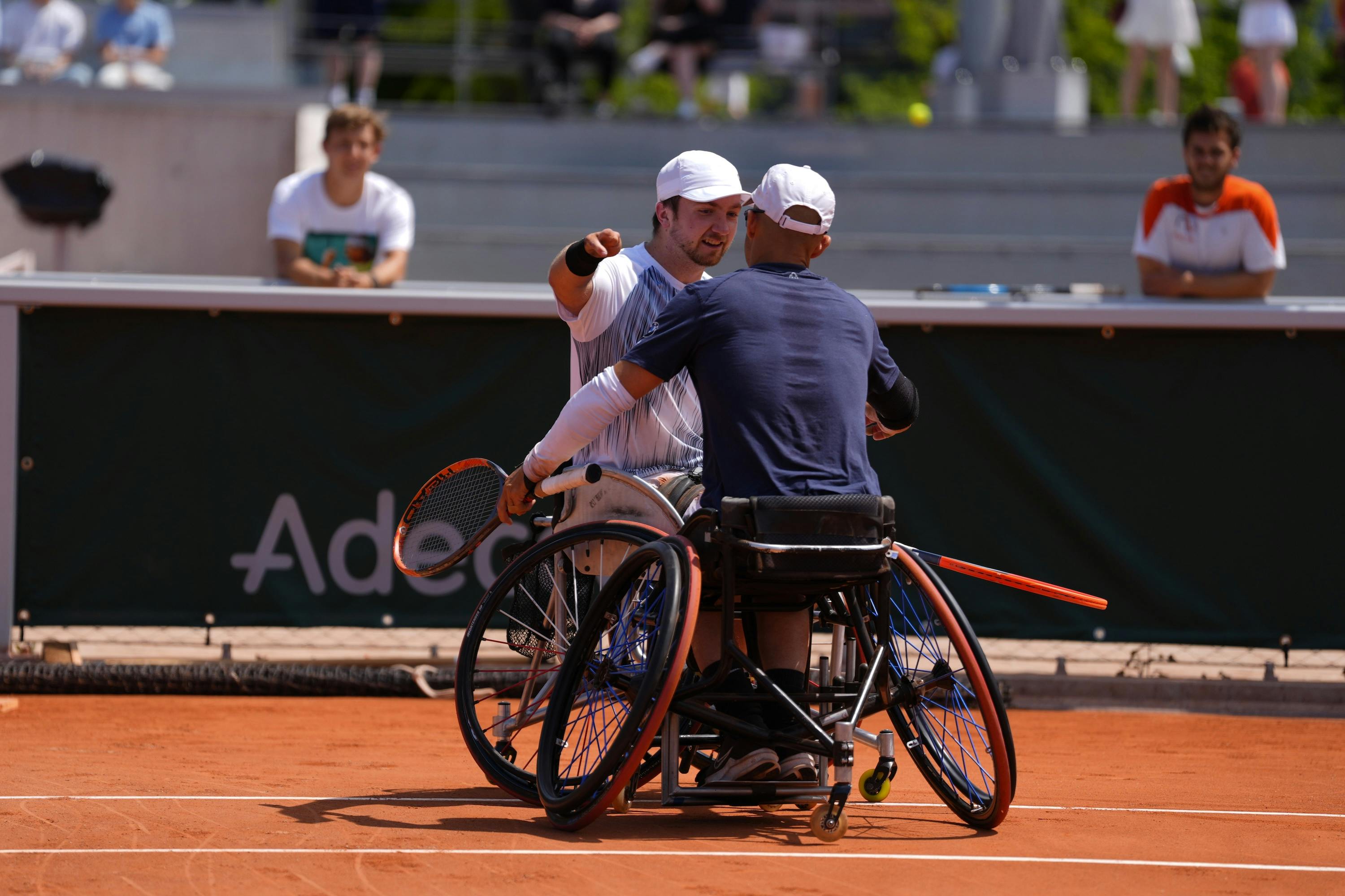 Sam Schroder, Guy Sasson, quad singles final, Roland-Garros 2024