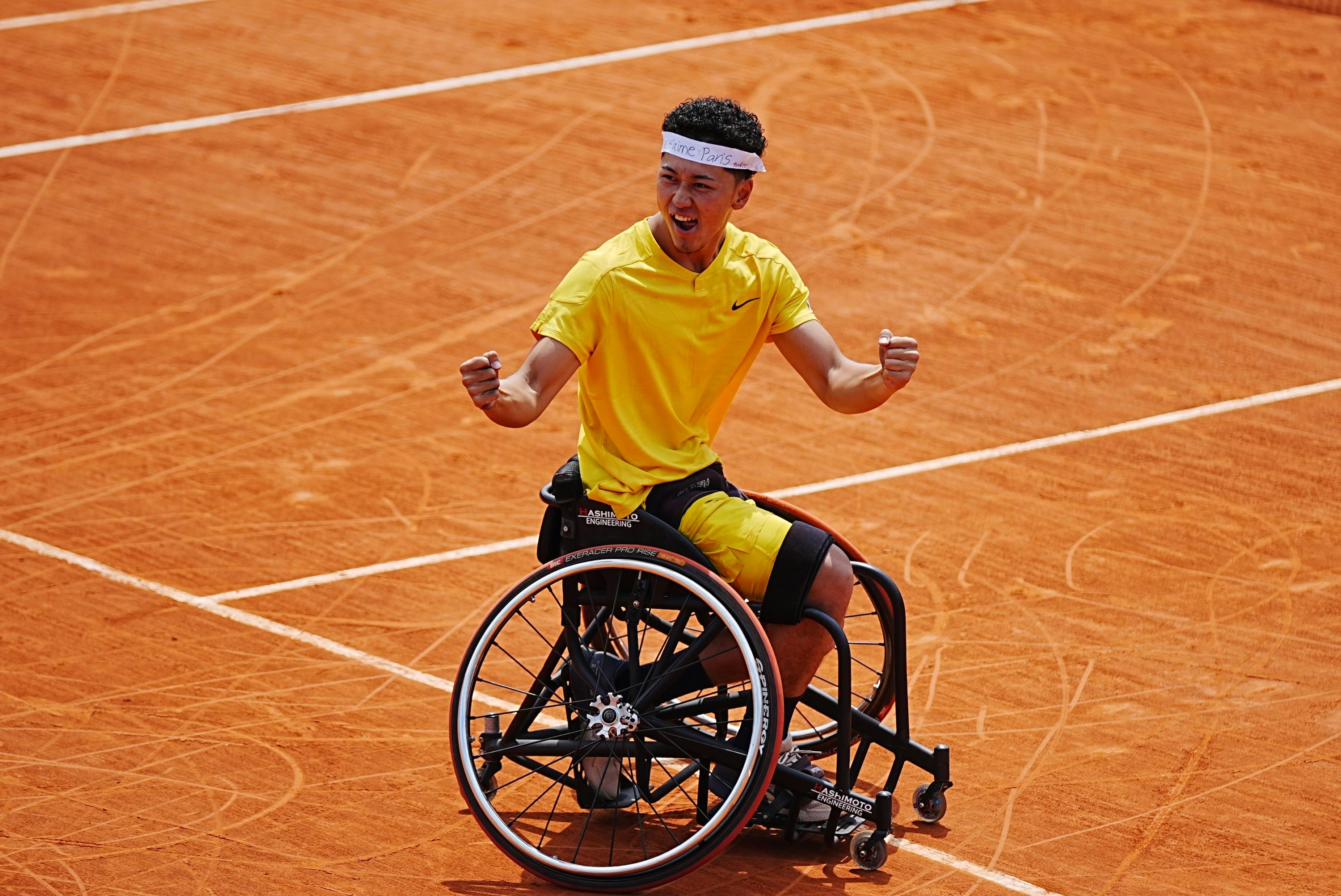 Tokito Oda, men's wheelchair singles final, Roland-Garros 2024