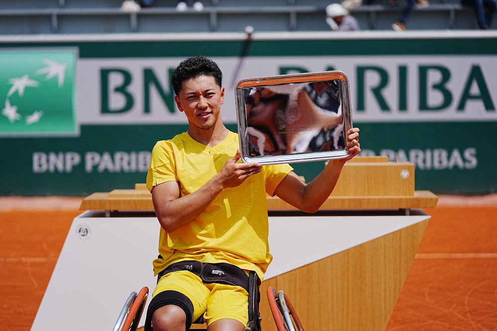 Tokito Oda, finale fauteuil messieurs, Roland-Garros 2024