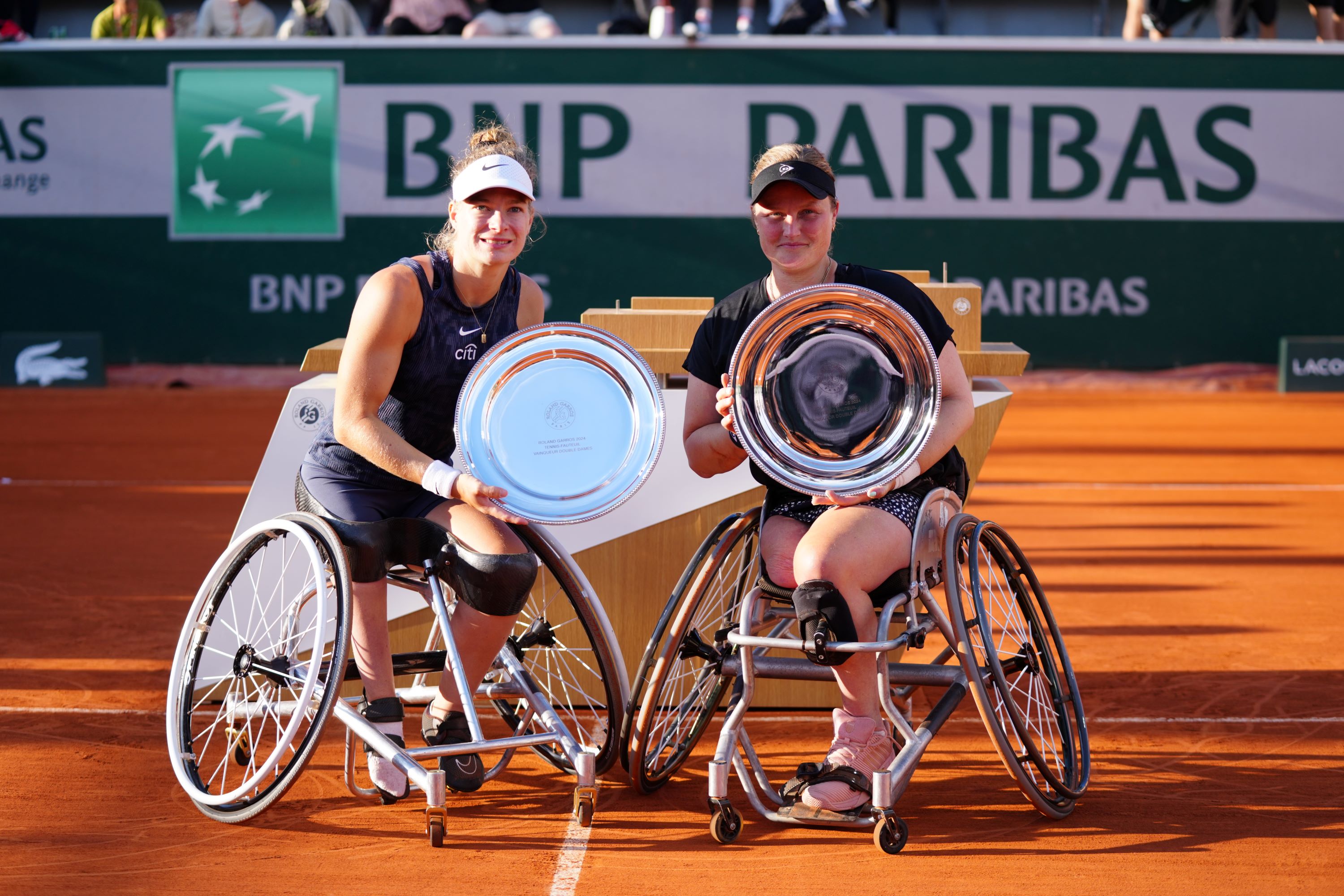 Diede de Groot, Aniek van Koot, finale, tennis-fauteuil, double dames, Roland-Garros 2024